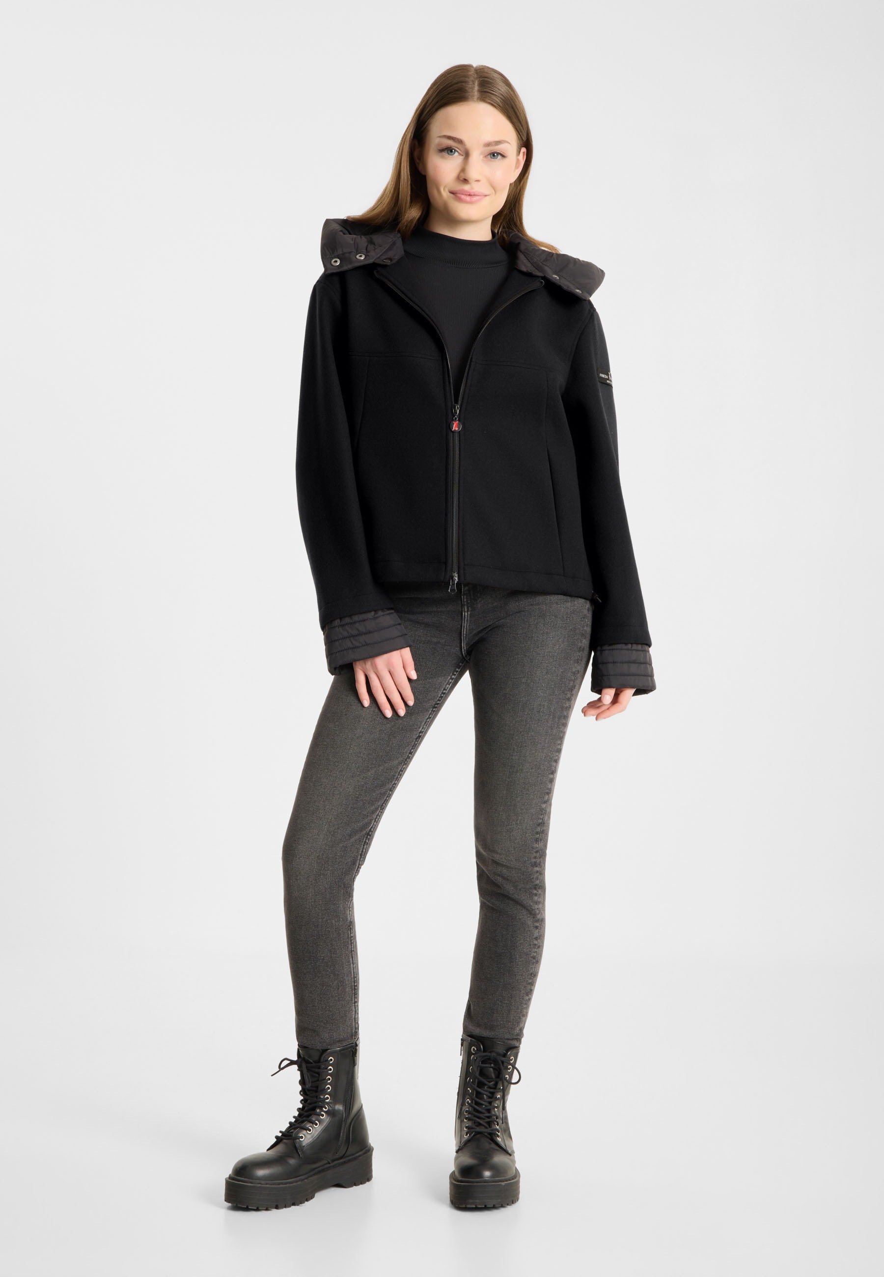 Frieda & Freddies Winterjacke »Frieda & Freddies jacke mit abnehmbarer Steppkapuze«