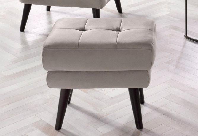 Home affaire Hocker "Hemmink" mit Knopfheftung günstig online kaufen