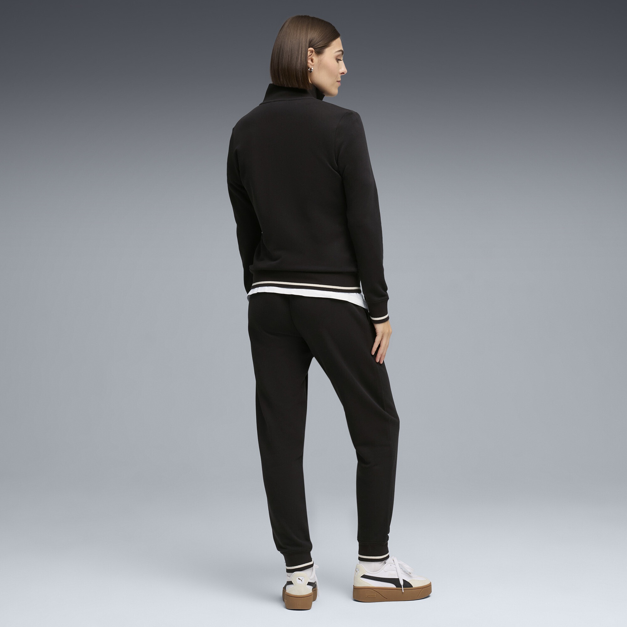 PUMA Jogginganzug »Metallic Trainingsanzug mit Reißverschluss Damen«