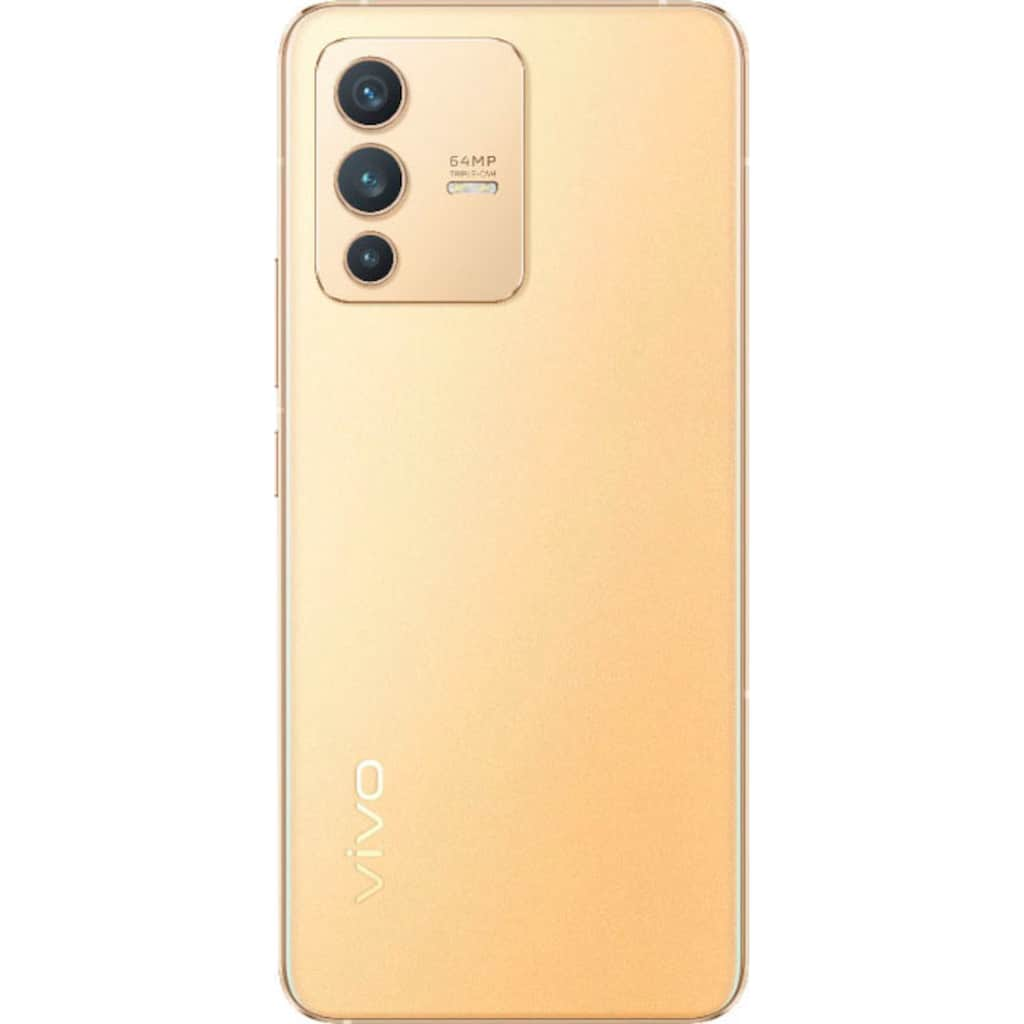 Vivo Smartphone »V23 5G«, Sunshine Gold, 16,36 cm/6,44 Zoll, 256 GB Speicherplatz, 64 MP Kamera