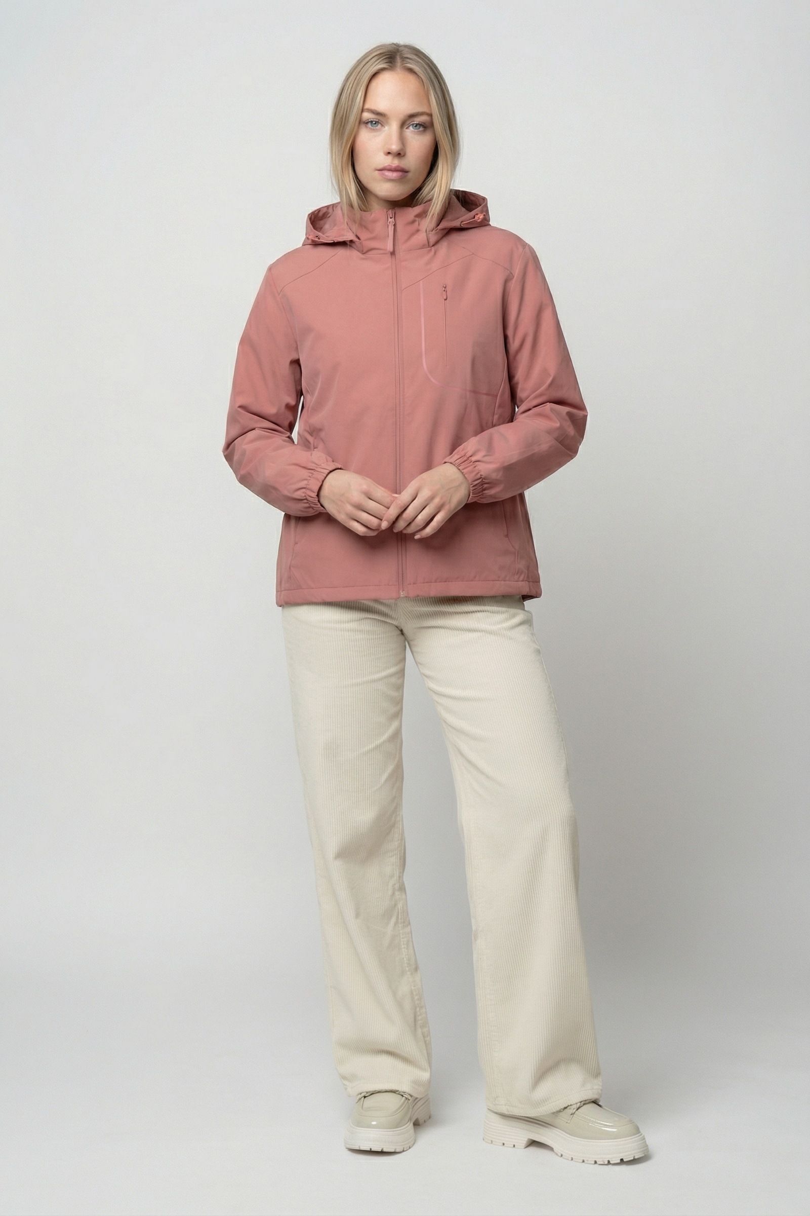 Alife & Kickin Sommerjacke »Damen ToveAK A Übergangsjacke, Jacke« leichte Übergangsjacke mit Kapuze und Stretch in taillierter Passform