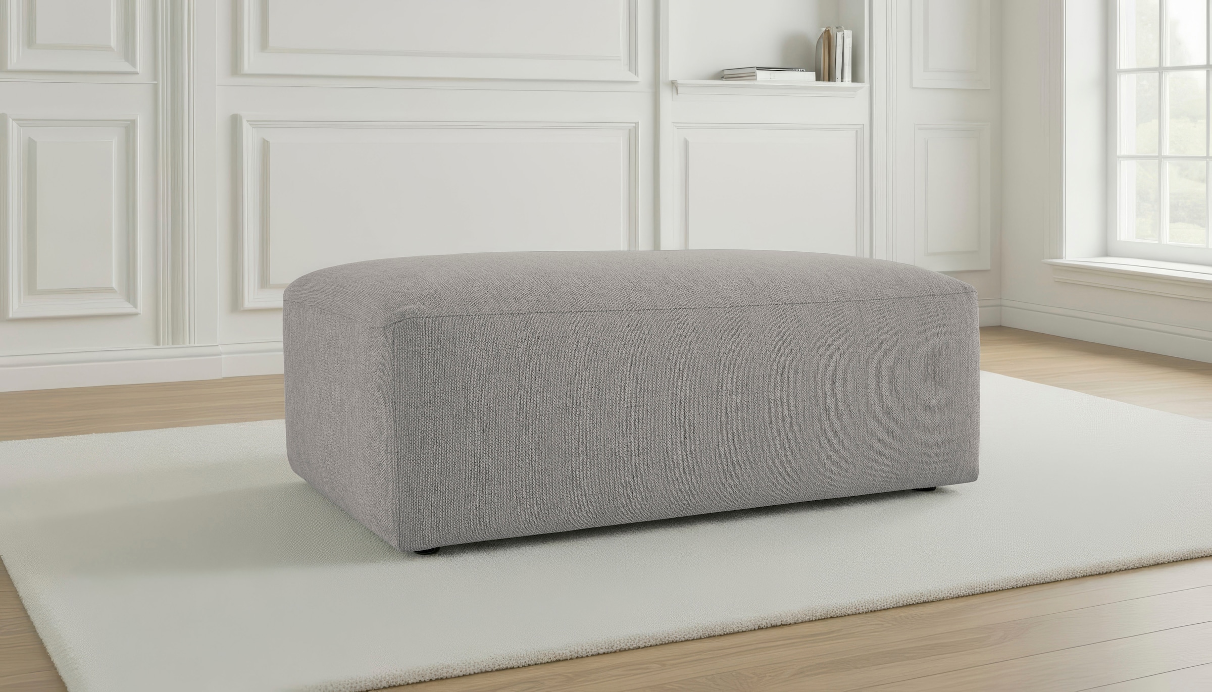 OTTO home Polsterhocker »Koa, Hocker, passend zur Modulserie KOA« in Webstoff, weicher Lounge-Sitzkomfort