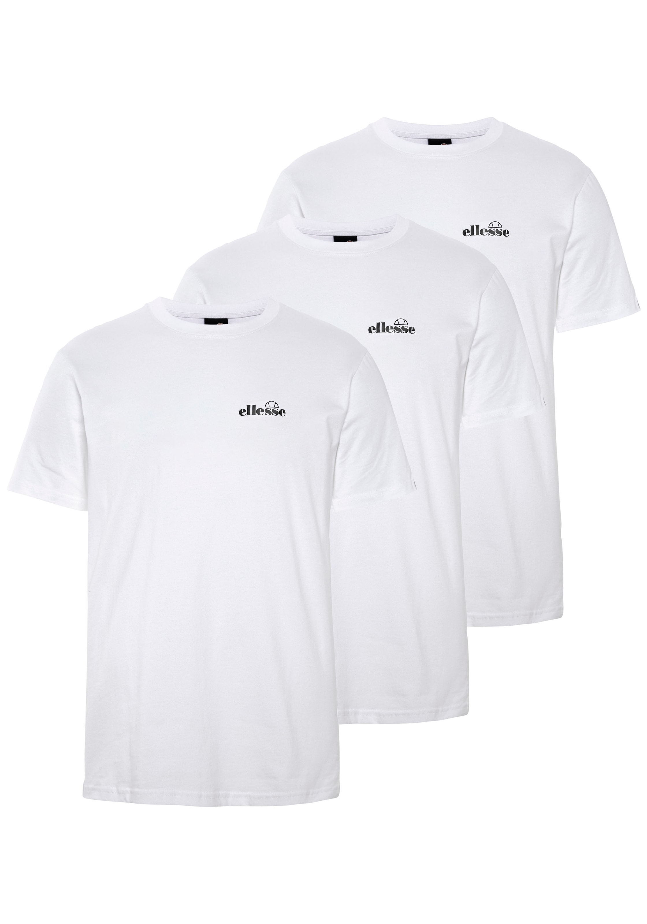Ellesse T-Shirt "AZZINI TEE (3 PACK)" Packung, 3 Stk. günstig online kaufen
