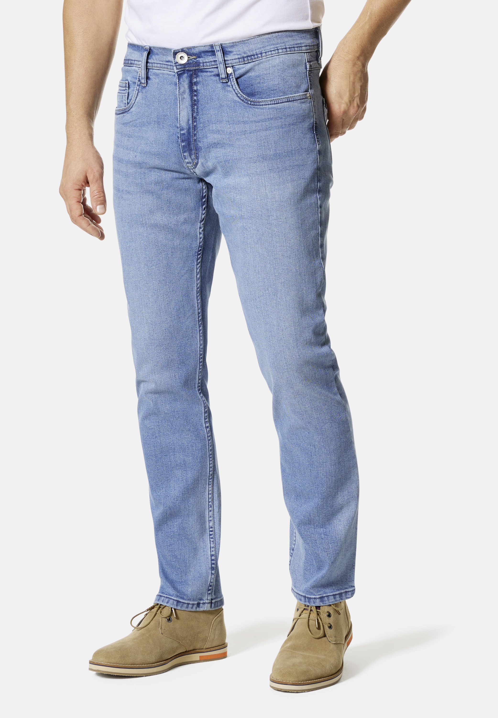 Stooker Men 5-Pocket-Jeans "Glendale Denim Slim Straight Fit Jeans" günstig online kaufen