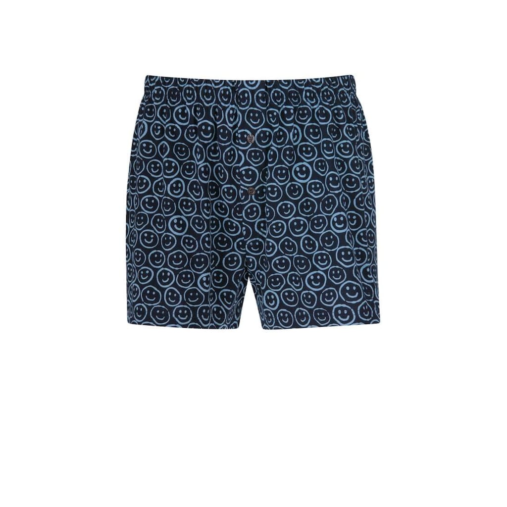 Trigema Boxershorts »TRIGEMA Boxer-Shorts mit freundlichem Smiley-Muster«, (1 St.)