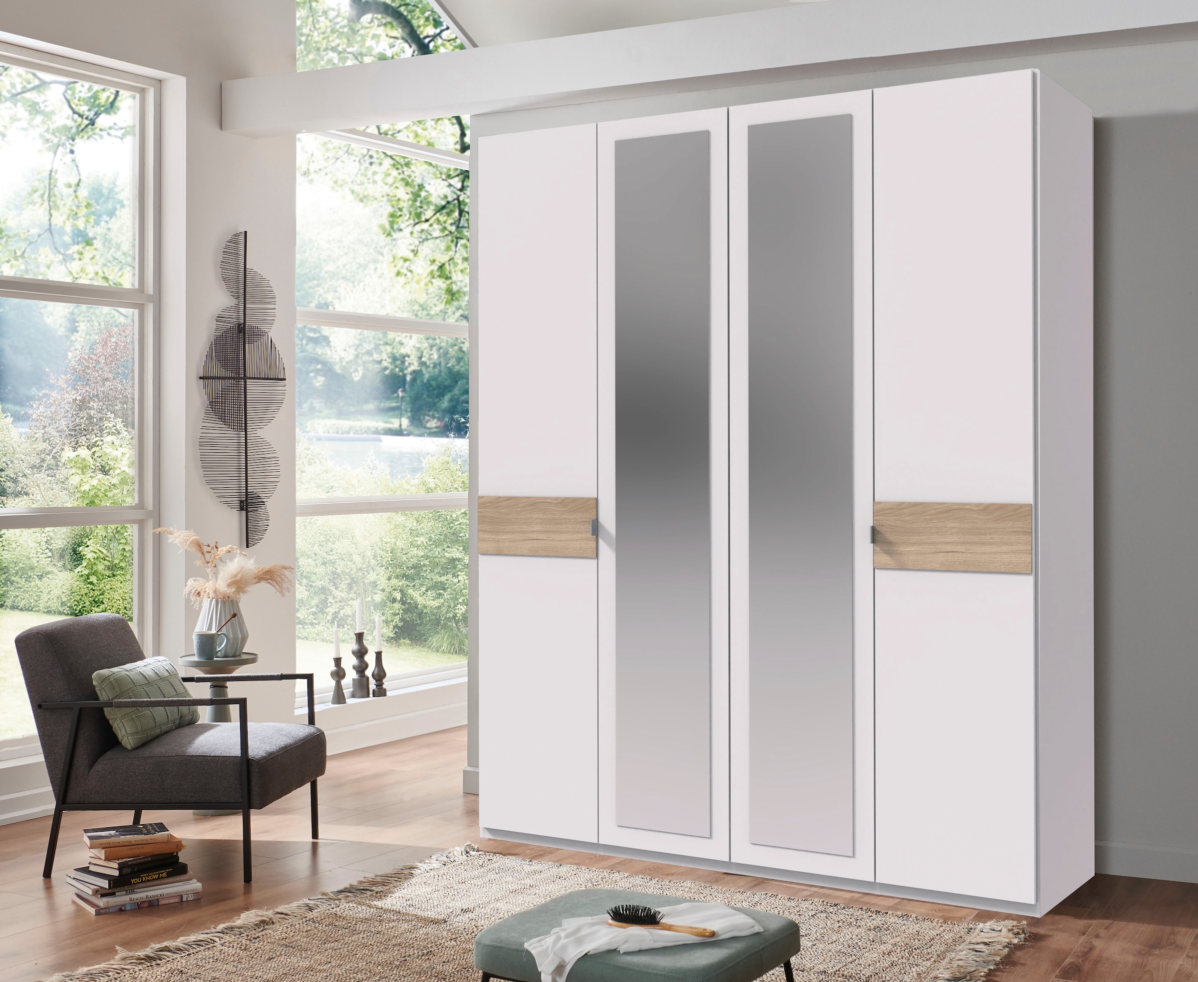 Wimex Drehtürenschrank »Budapest« mit Spiegel, wahlweise 180 oder 225cm breit