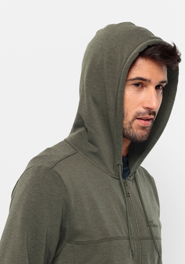 Jack Wolfskin Fleecejacke »WALDSEE HOODED JKT M«, mit Kapuze