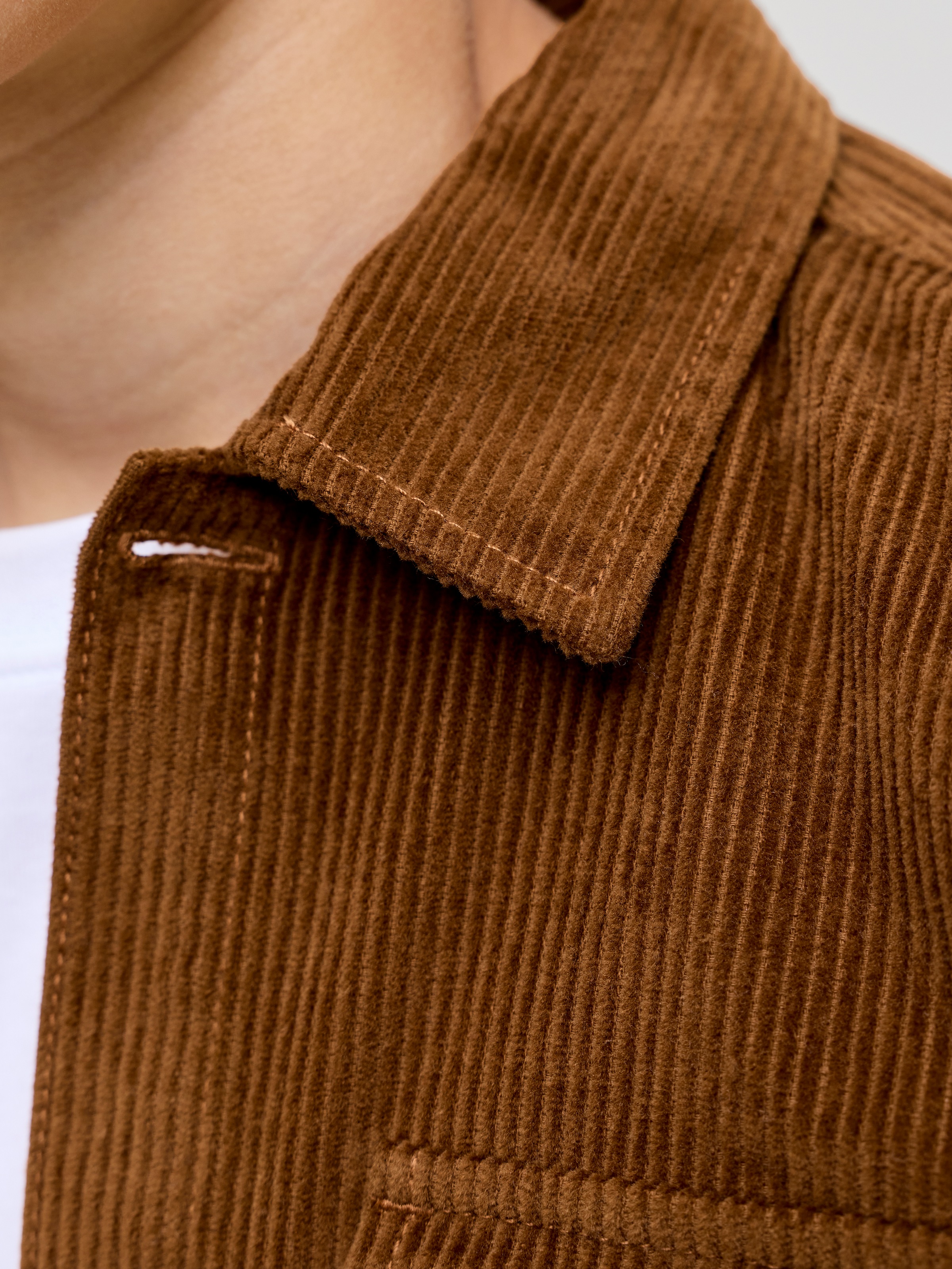 Jack & Jones Junior Langarmhemd »JJEREGENT CORD OVERSHIRT LS JNR« Baumwolle, locker geschnitten