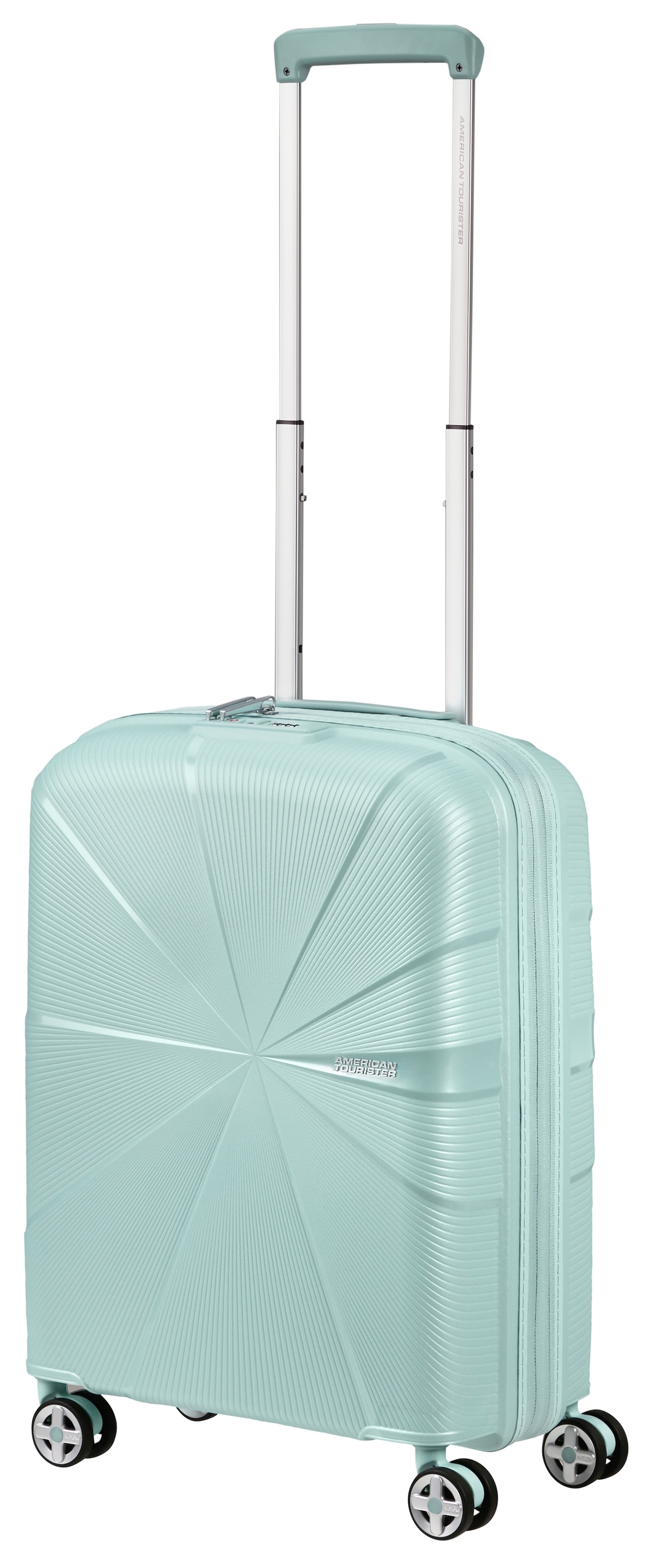 American Tourister® Hartschalen-Trolley »STARVIBE 55«, 4 St. Rollen, Handgepäck-Koffer Reisegepäck Koffer TSA-Zahlenschloss