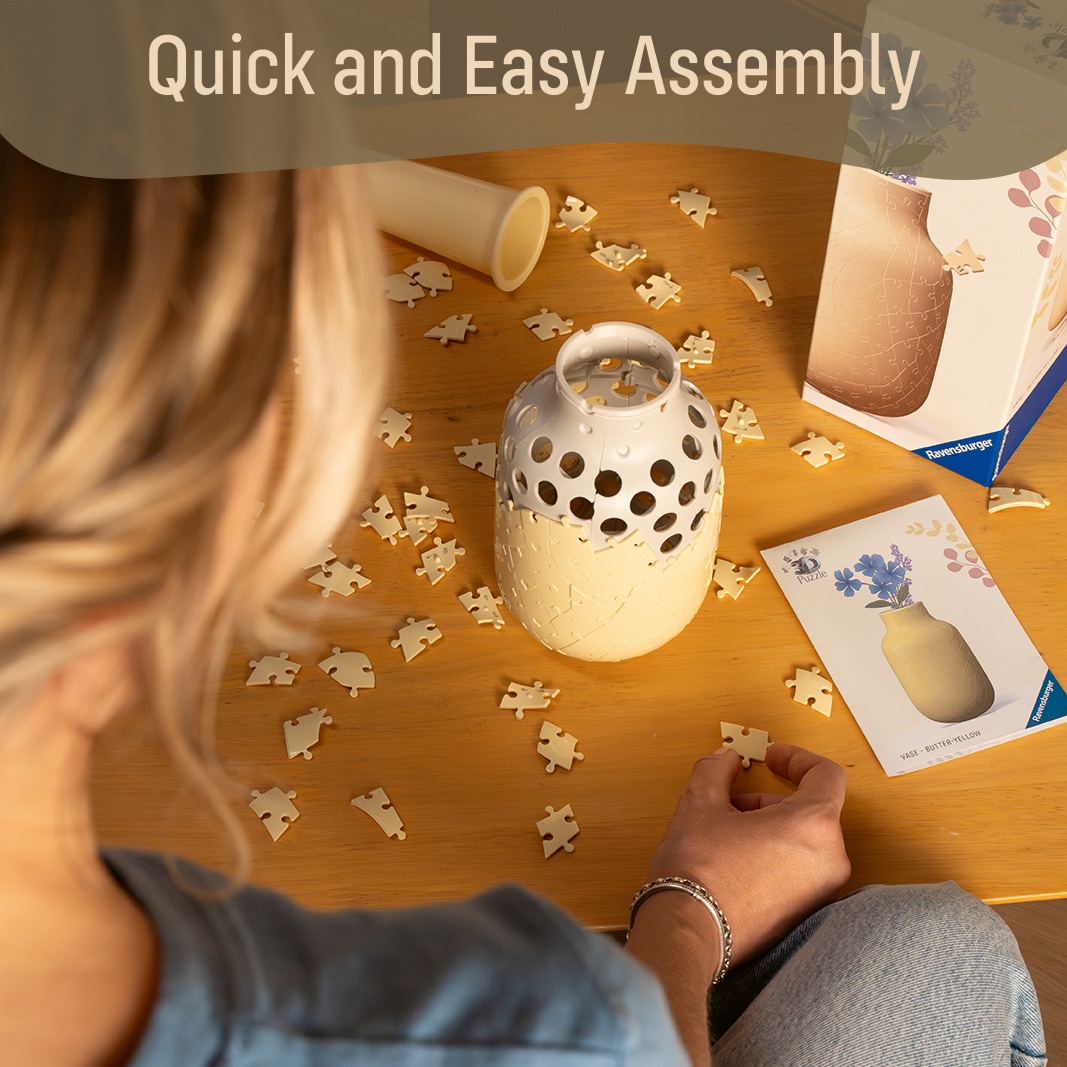 Ravensburger 3D-Puzzle »Vase Butter-Yellow« Made in Europe