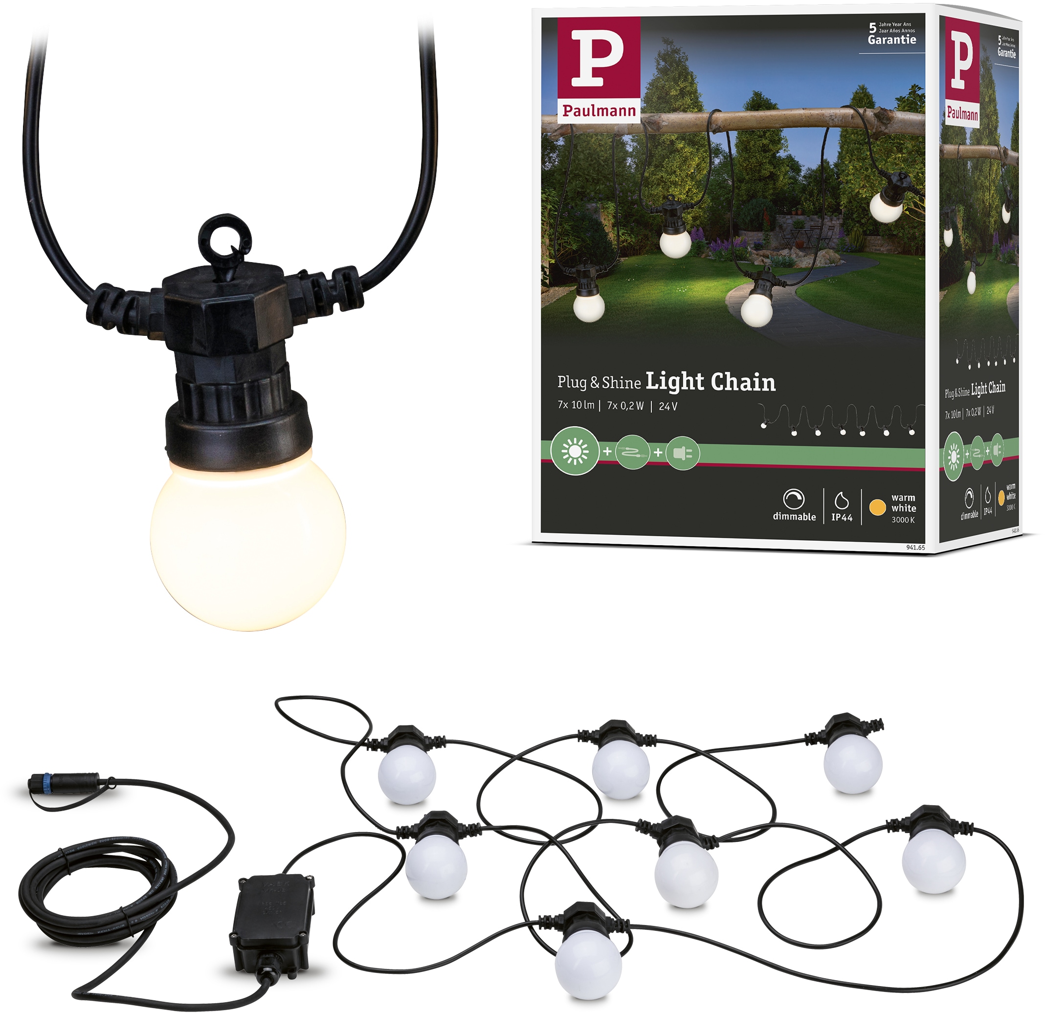 Paulmann LED-Lichterkette »Outdoor Plug & Shine Lichterkette« kaufen | BAUR