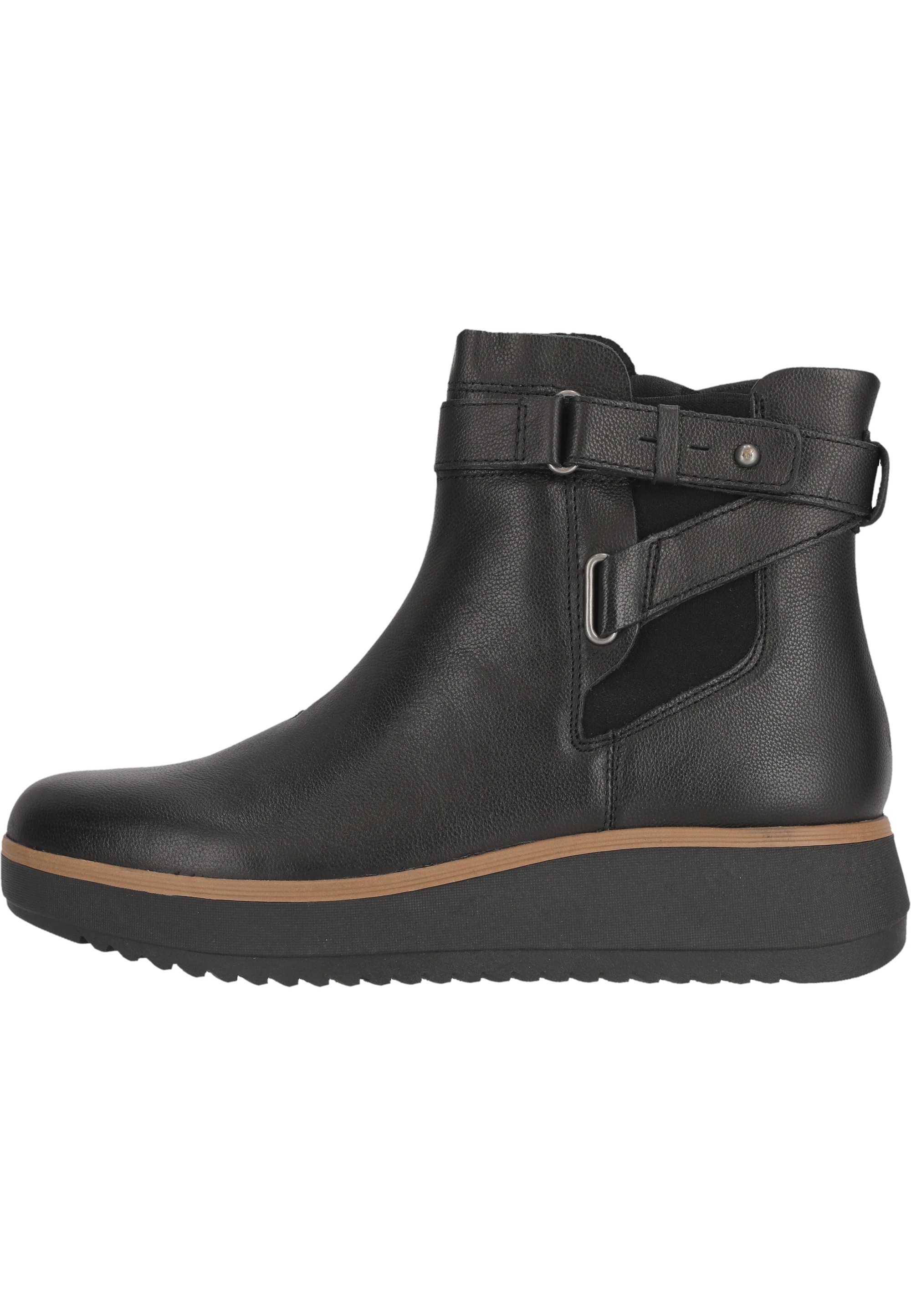 Clarks Stiefelette »Zylah Faye«, mit cleveren verstellbaren Details