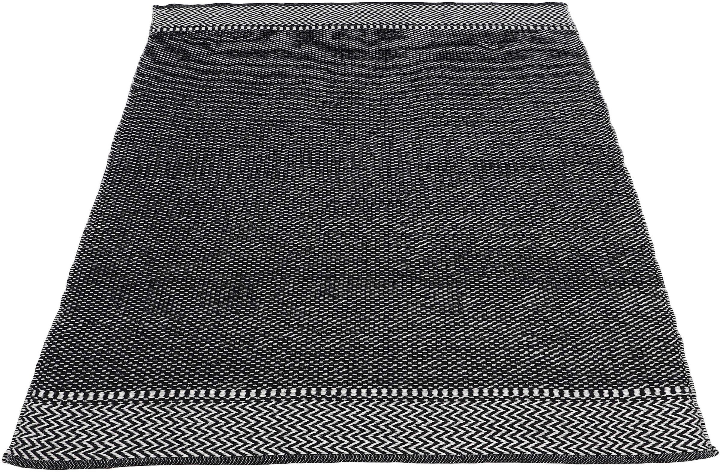 Höhe, 205«, (PET), Material Wendeteppich, 100% recyceltem Flachgewebe, carpetfine Teppich 7 mm »Frida