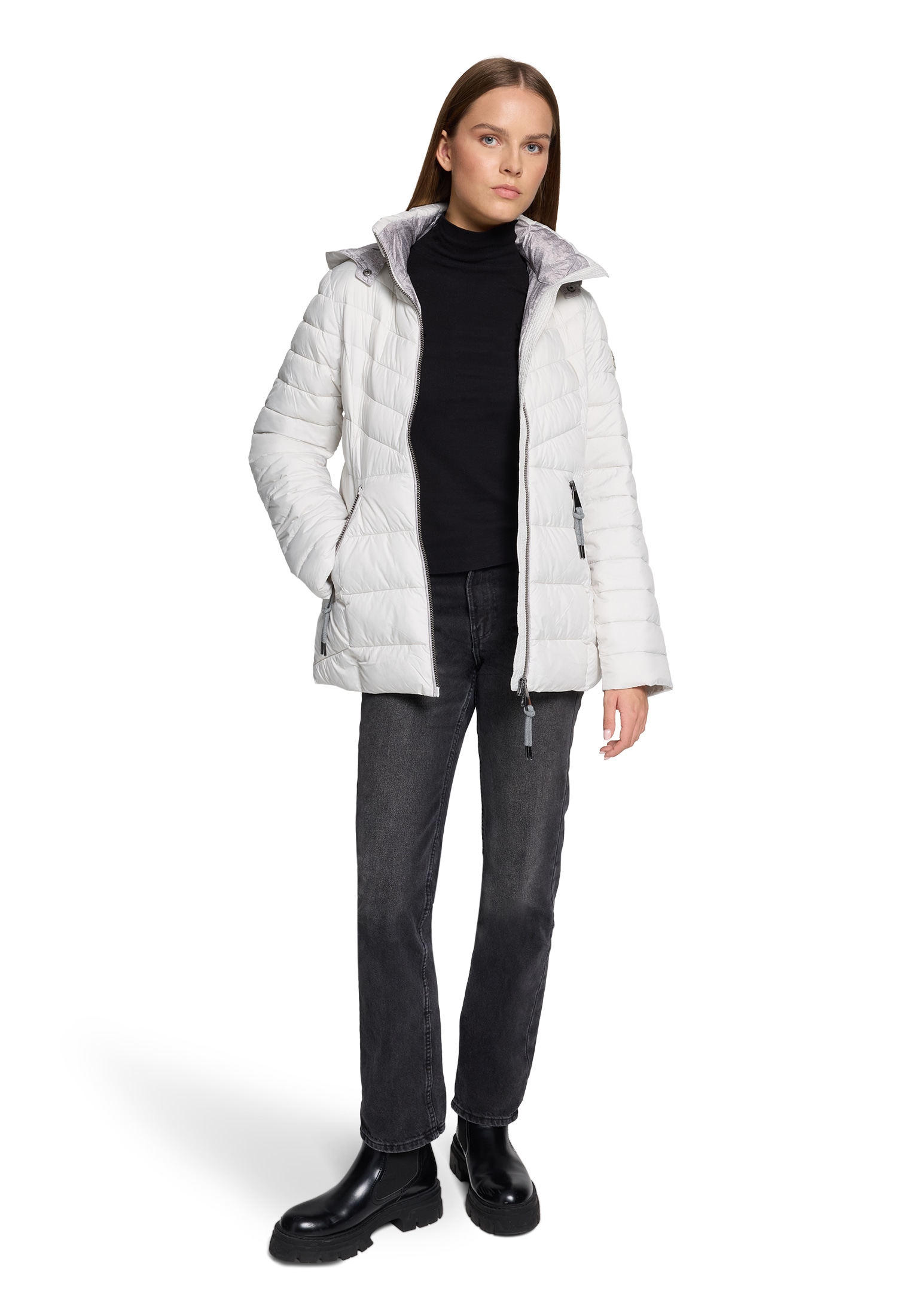 Betty Barclay Steppjacke »Damen Steppjacke mit abnehmbarer Kapuze« mitKapuze