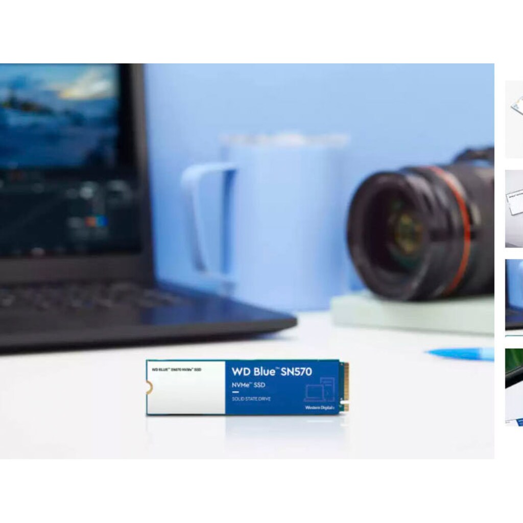 Western Digital interne SSD »WD Blue SN570 NVMe™«, Anschluss M.2 (2880)