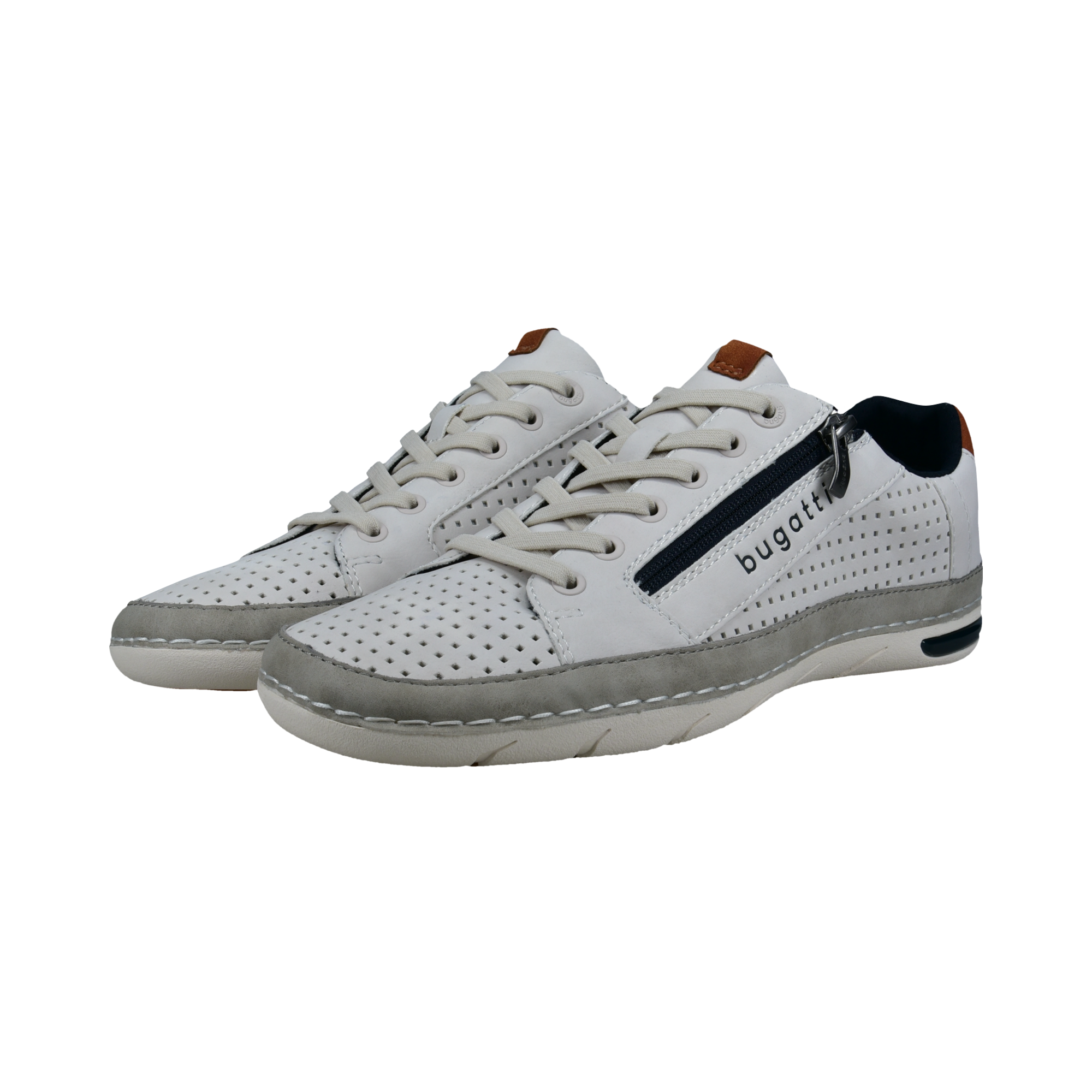 bugatti Sneaker Halbschuh, Freizeitschuh mit praktischem Reißverschluss günstig online kaufen