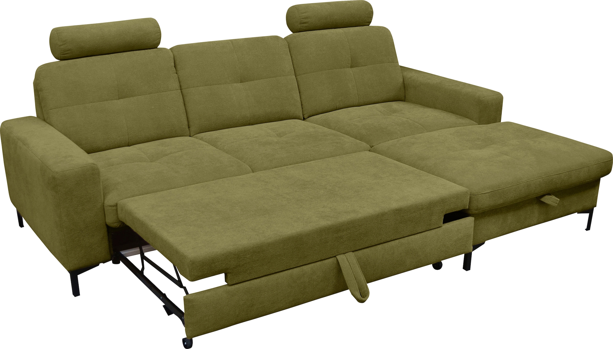 alina Ecksofa »Stelvia«, Inklusive Nackenstützen, Breite 254 cm