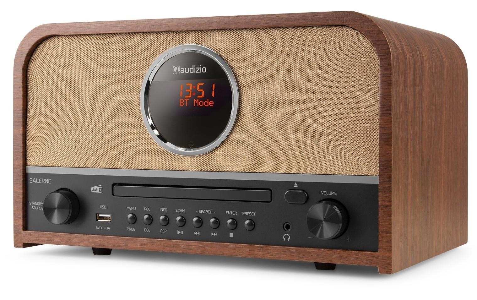 AUDIZIO CD-Radiorecorder »Salerno Braun« ( 50 W)
