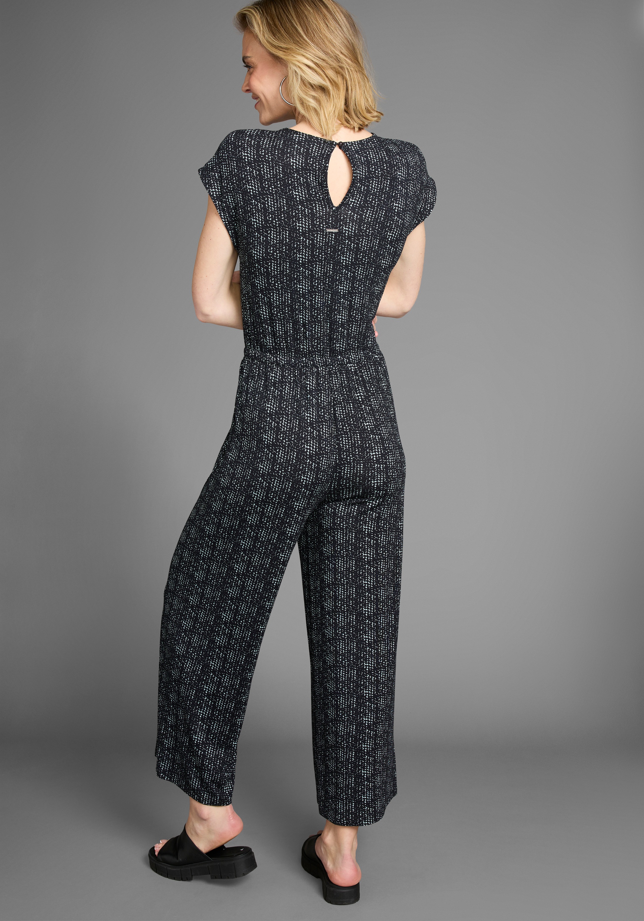 Laura Scott Jumpsuit, mit filigranem Alloverprint günstig online kaufen