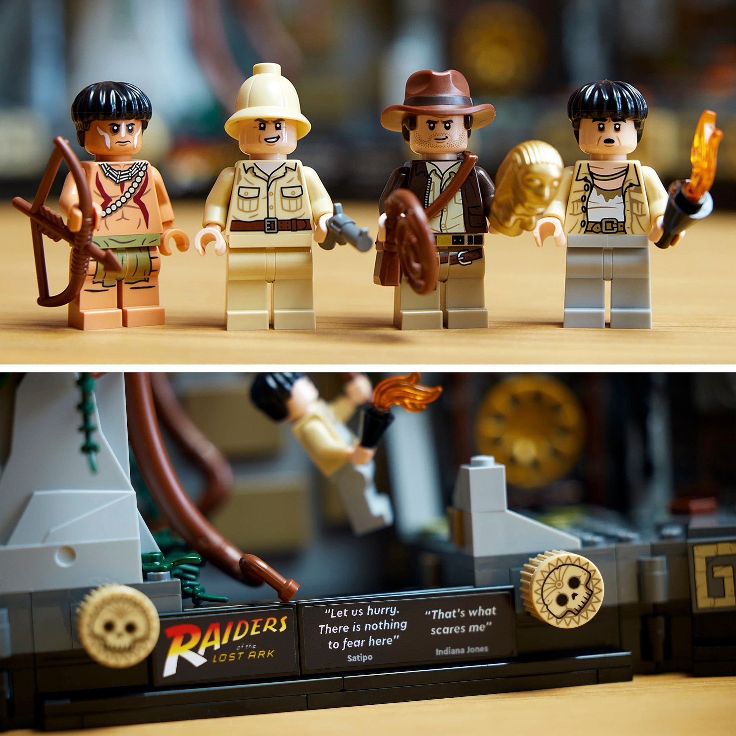 LEGO® Konstruktionsspielsteine »Tempel des goldenen Götzen (77015), LEGO® Indiana Jones«, (1545 St.), Made in Europe