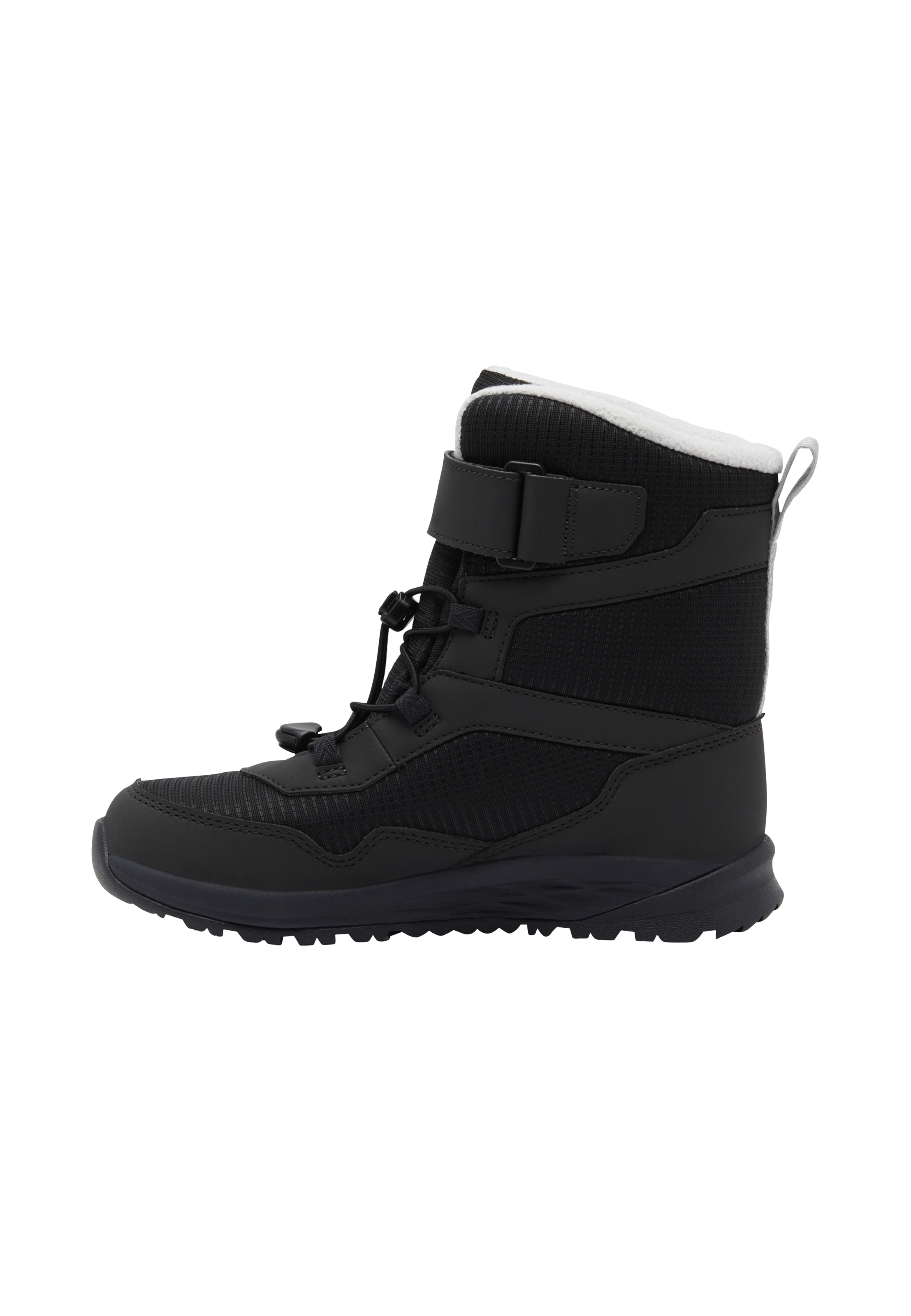 Winterboots JACK WOLFSKIN "POLAR BEAR-B TEXAPORE HIGH VC K", Mädchen, Gr. 35, phantom, Synthetik, Textil, Schuhe Winterboots, Snowboots, Winterstiefel, Winterschuhe, wasserdicht & gefüttert 2