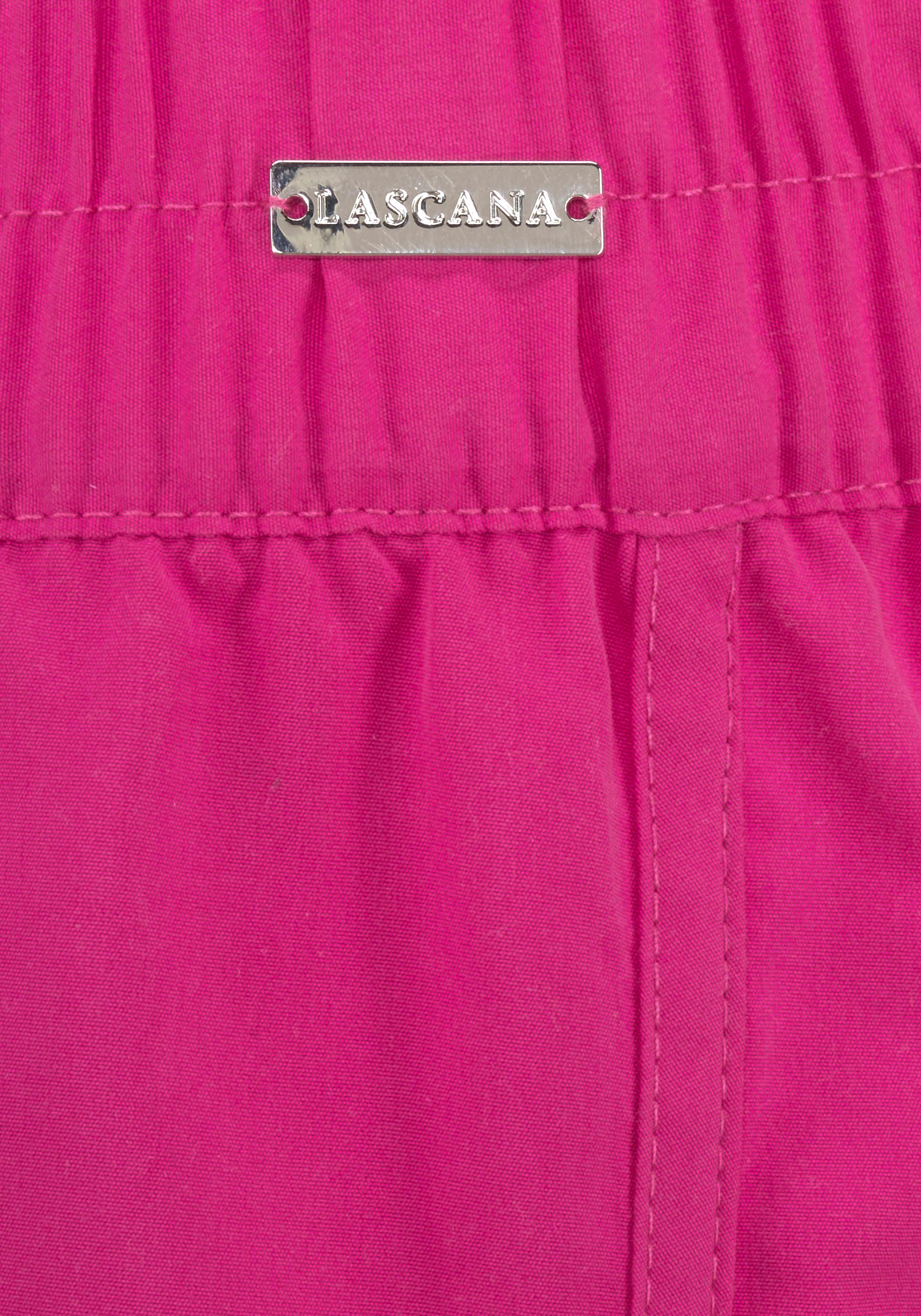 Thumbnail - LASCANA Badeshorts elastisches Bündchen, mit Gesäßtasche, softe Microfaser-Qualität