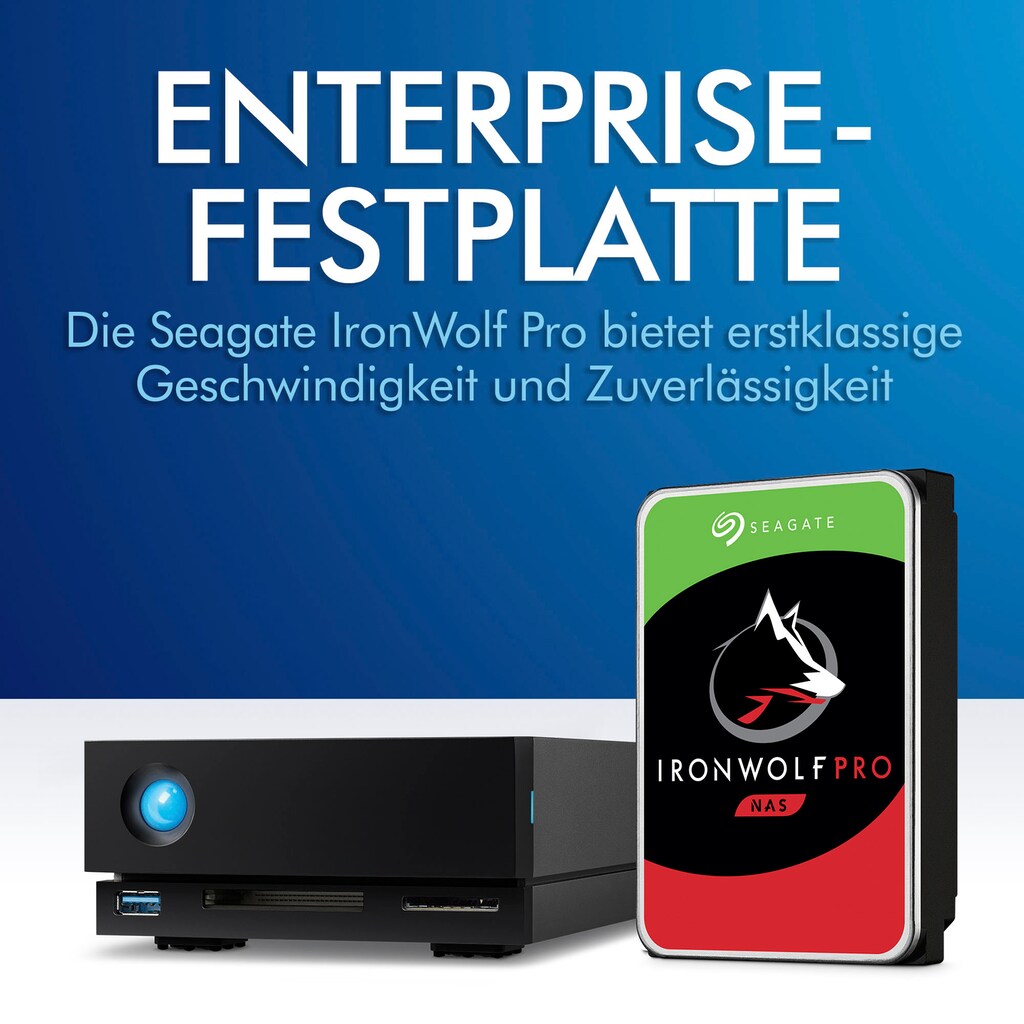 LaCie externe HDD-Festplatte »1big Dock SSD Pro 4TB«, Anschluss USB-DisplayPort-Thunderbolt 3