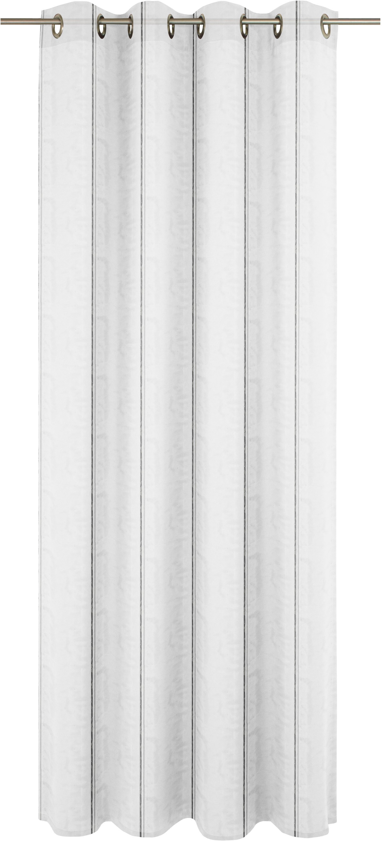 Wirth 1100000002199 "Chloé" Ösen 1 Stk. tlg. Fertigstore mit Ösen (Ø 4 cm) nach Maß