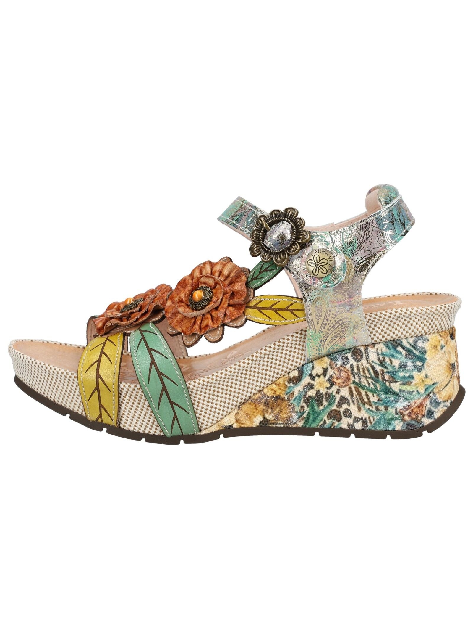 LAURA VITA Keilsandalette "LAURA VITA Sandalen Leder" günstig online kaufen