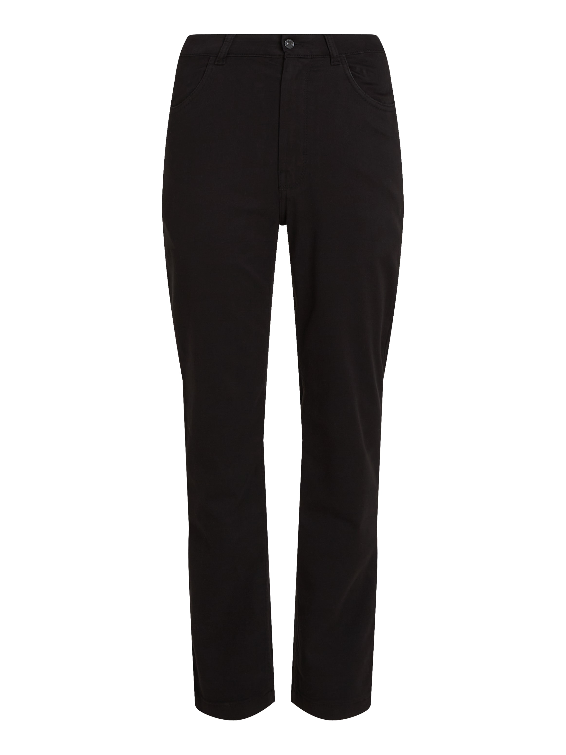 Calvin Klein Jeans Stretch-Hose »STRETCH HIGH RISE STRAIGHT PANT«, aufgesetzte Taschen, 1-Knopf-Form