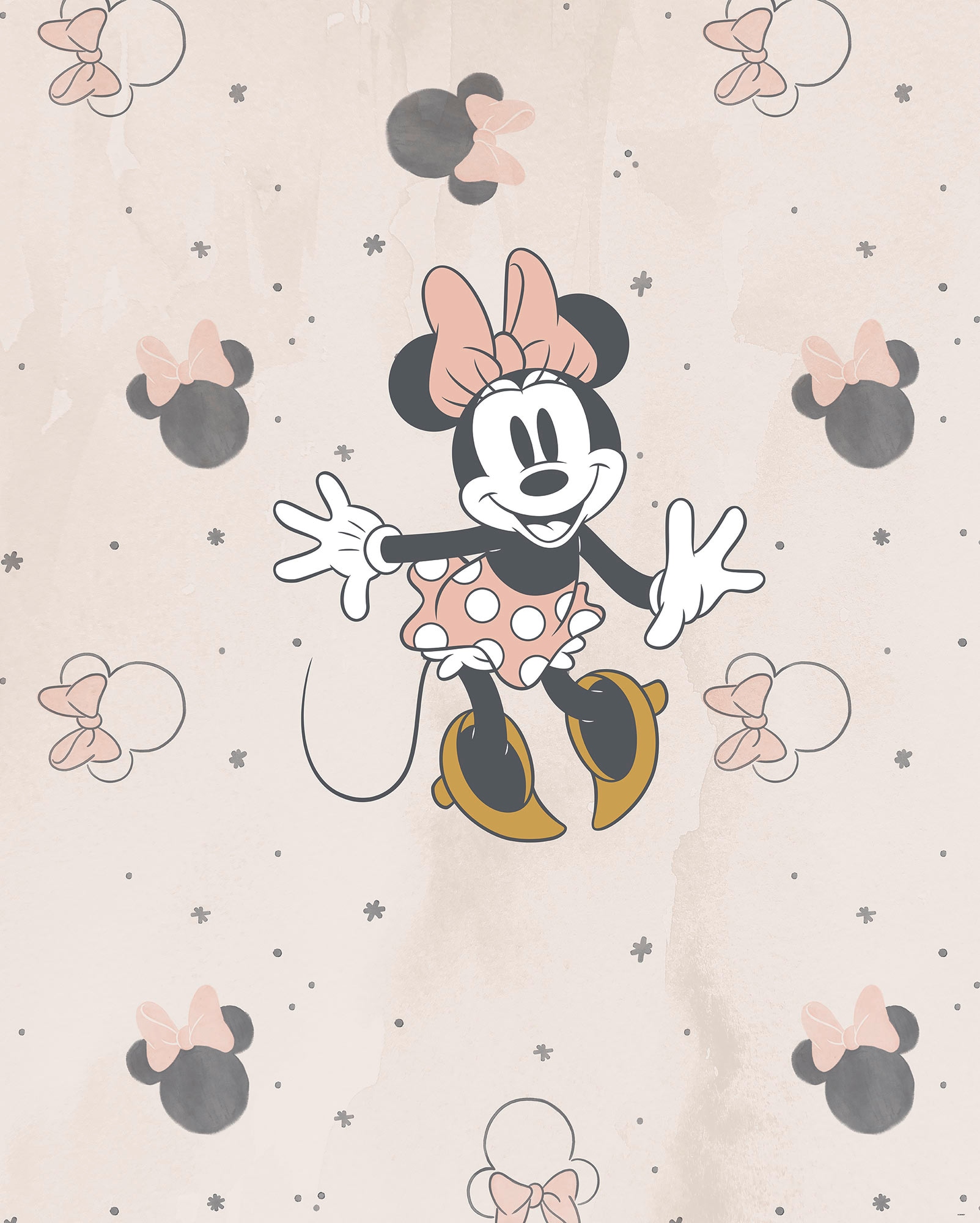 Komar Vliestapete »Minnie Party Mouse«, 200x250 cm (Breite x Höhe)