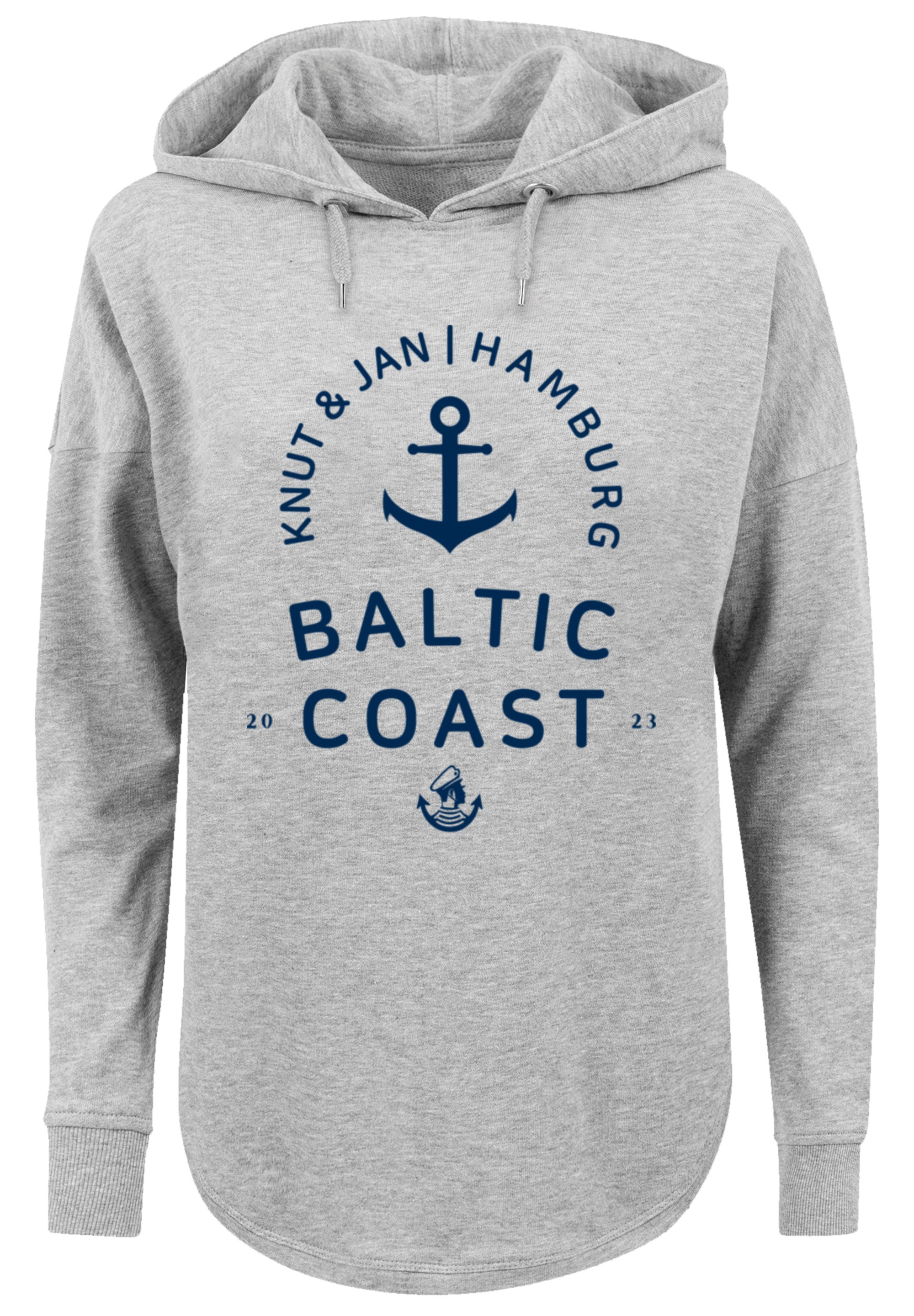 F4NT4STIC Kapuzenpullover »Ostsee Logo Knut & Jan Hamburg« Print