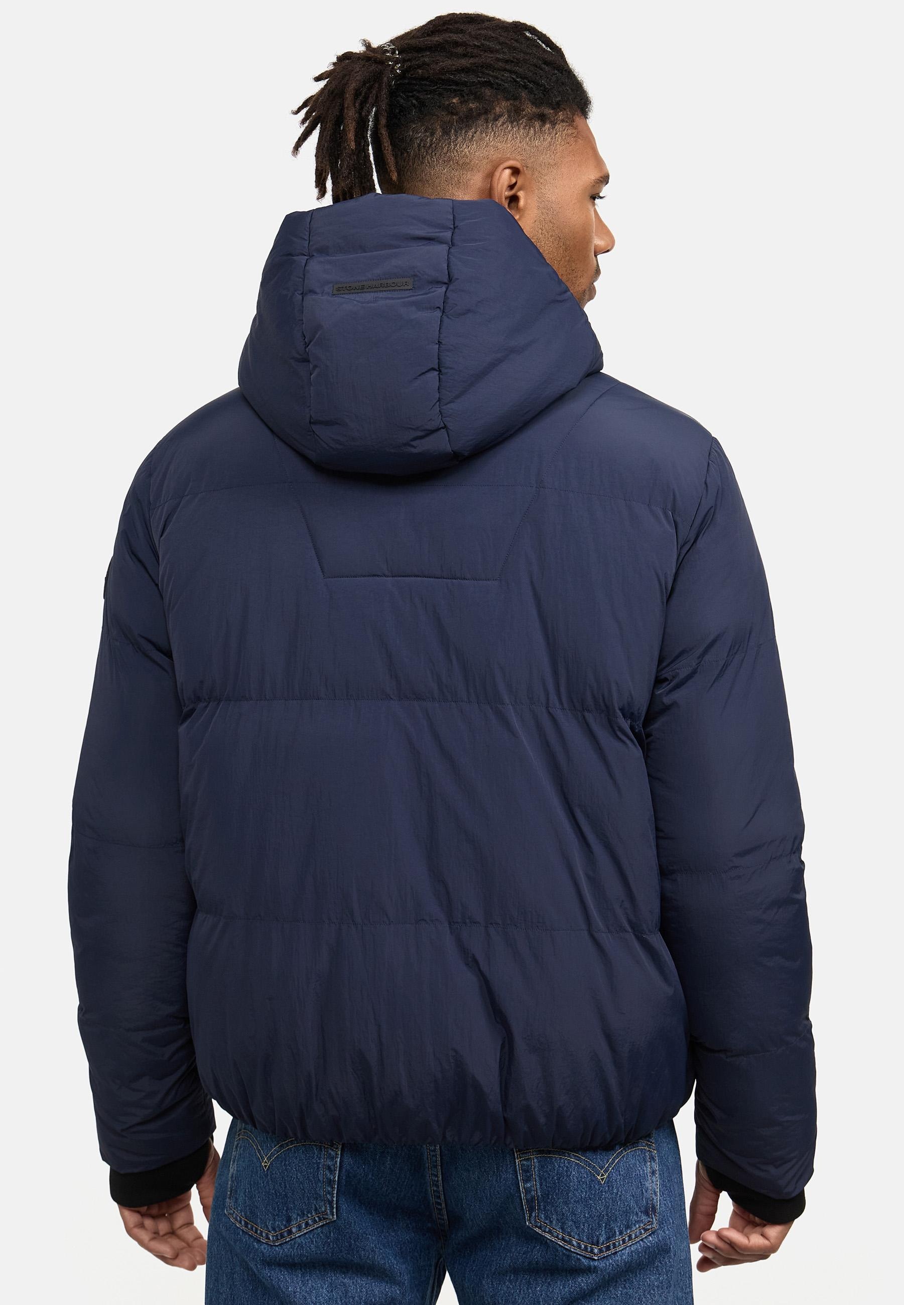 Stone Harbour Steppjacke »Tayroos XX«, mit Kapuze, Gesteppte Herren Winterjacke mit Kapuze