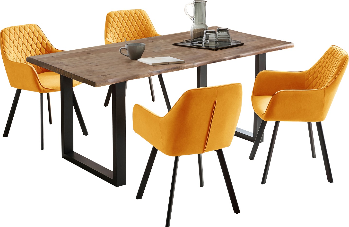 SalesFever Essgruppe "Essgruppe mit Stil", (Set, 5 tlg.), 5-teiliges Set, T günstig online kaufen