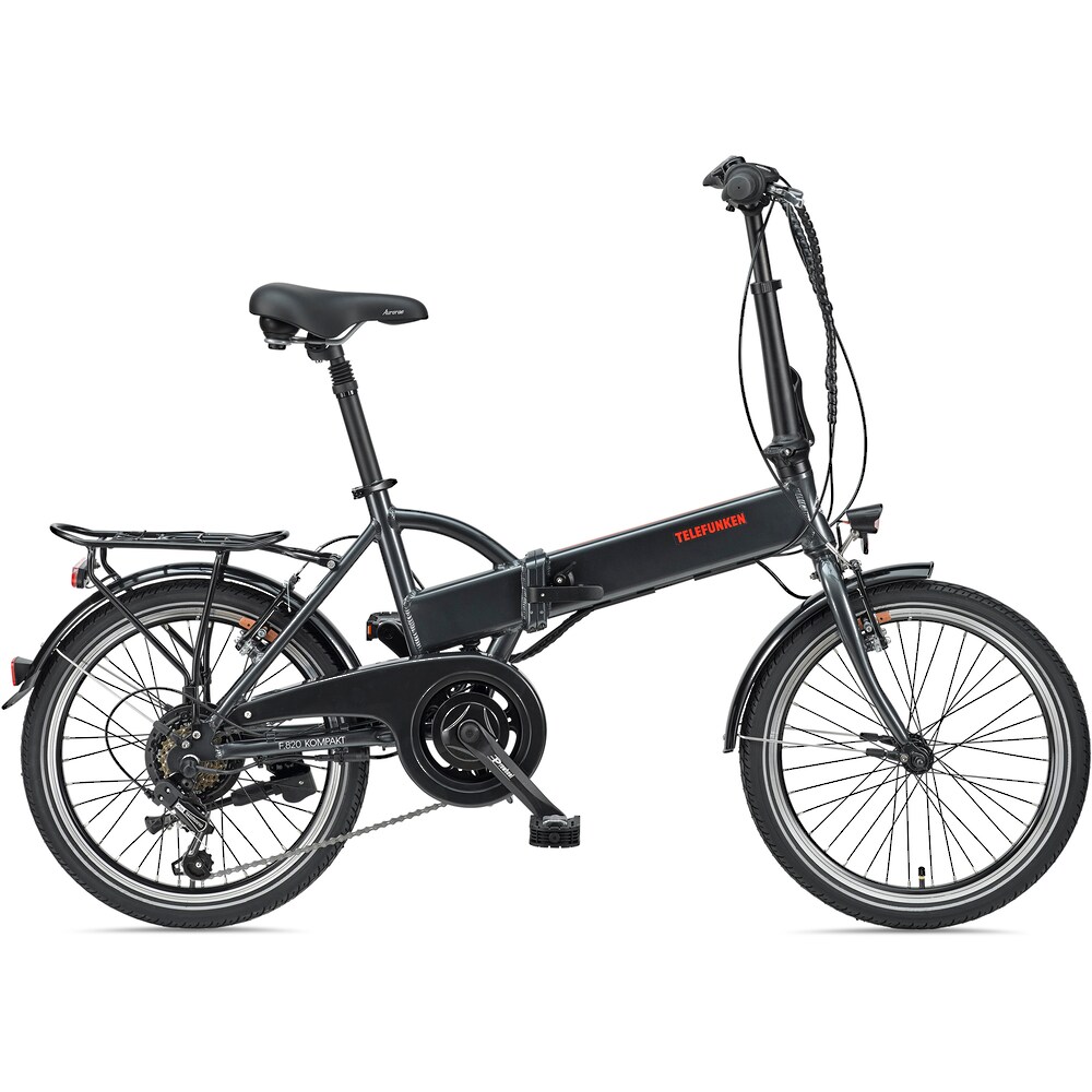 E-Bike »Kompakt F820«, 6 Gang, Shimano, Tourney, Heckmotor 250 W