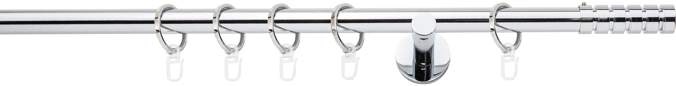 mydeco "20mm Rillcube Wandträger 12 cm" 1 läufig-läufig Fixmaß
