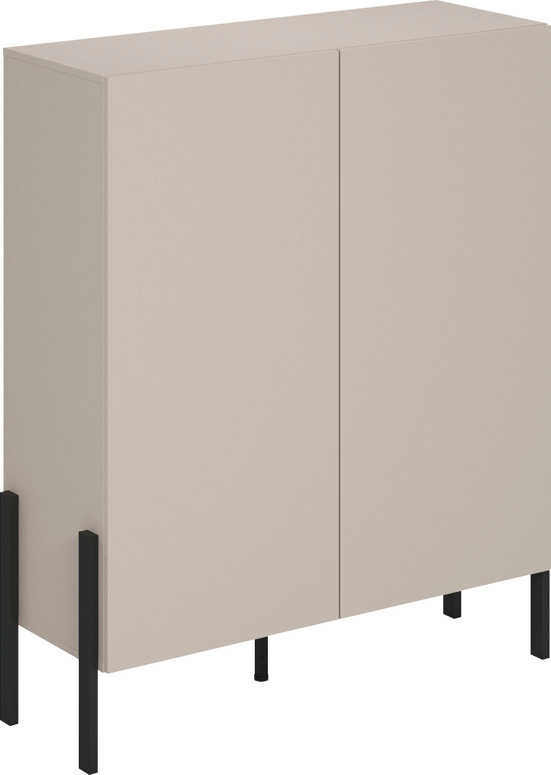 OTTO home Kommode "Jukon, Breite 110 cm, moderne grifflose Hochschrank, 2Tü günstig online kaufen