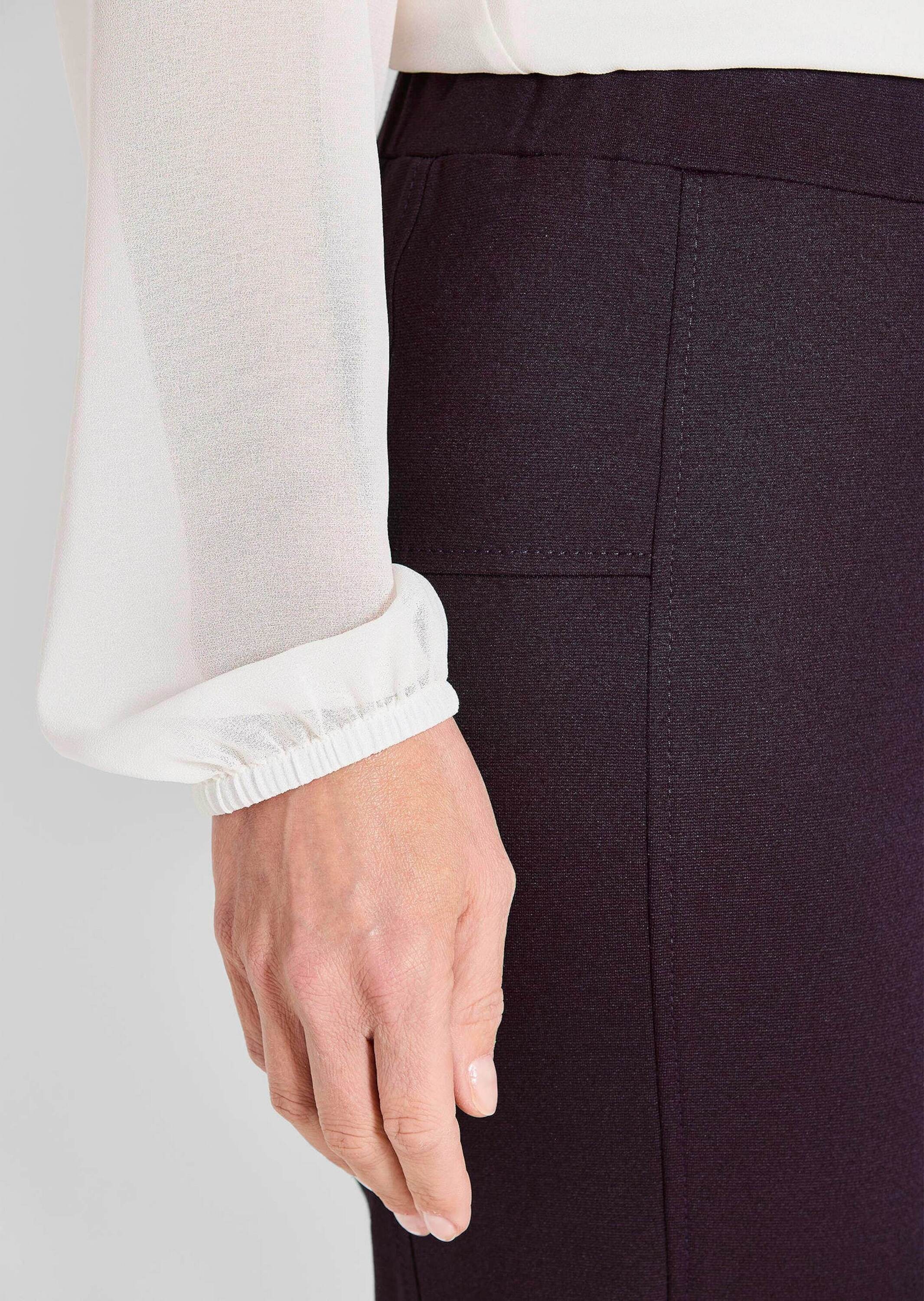 GOLDNER Schlupfhose »Kurzgröße Extra schmale Jerseyhose BELLA mit Schlupfbund«