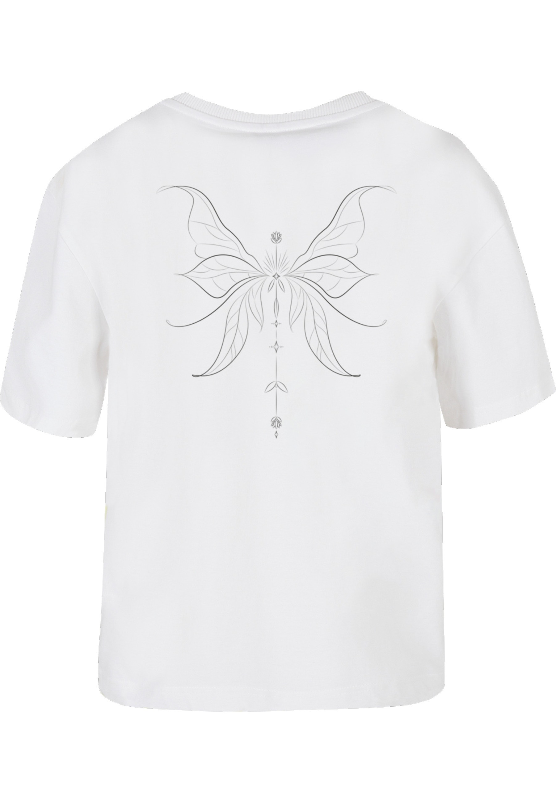 Miss Tee T-Shirt "Miss Tee Damen Tattoed Wings Tee" 1 Stk. günstig online kaufen