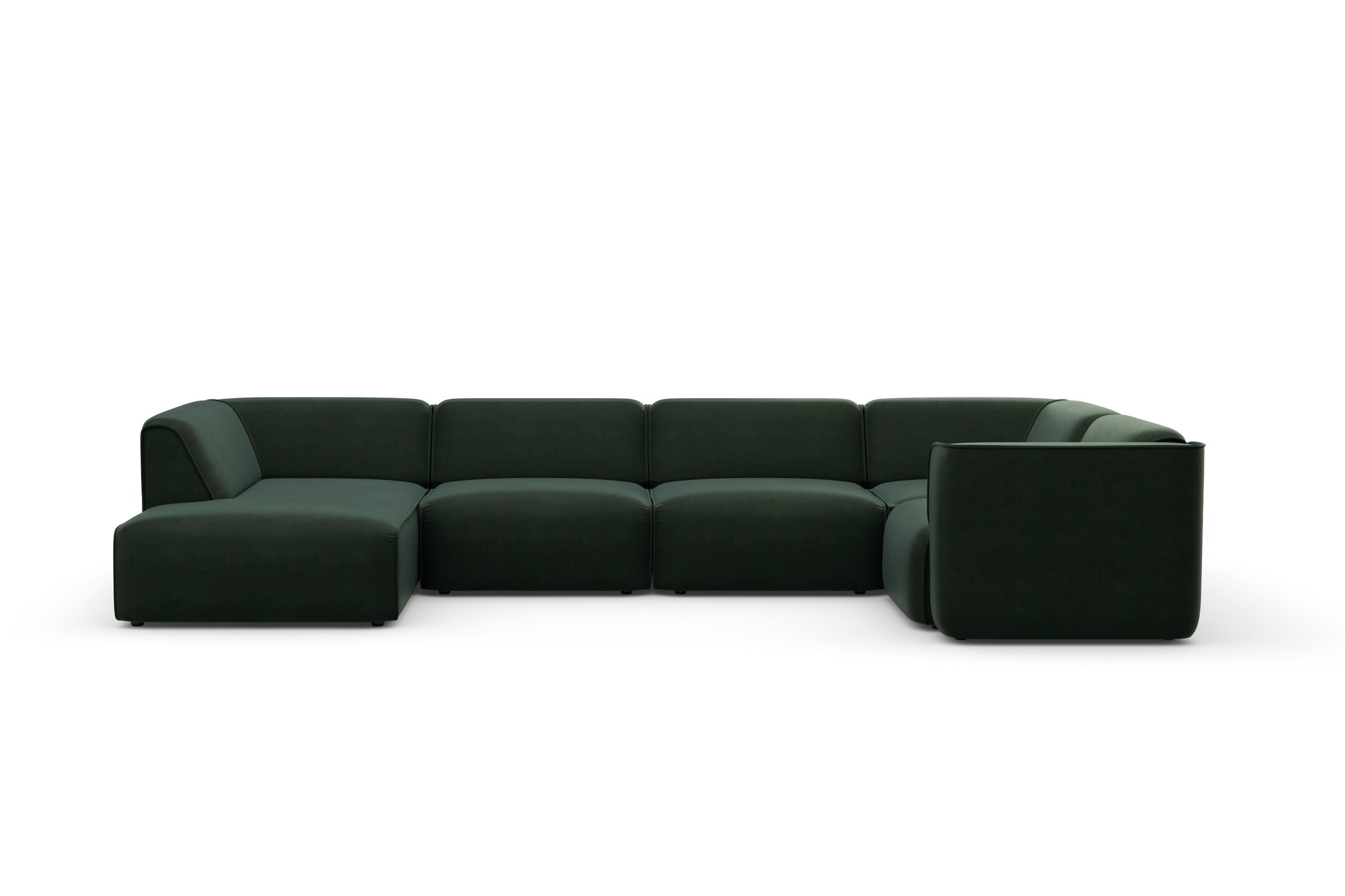 OTTO home Wohnlandschaft "Merid U-Form, jederzeit durch Module erweiterbar, günstig online kaufen