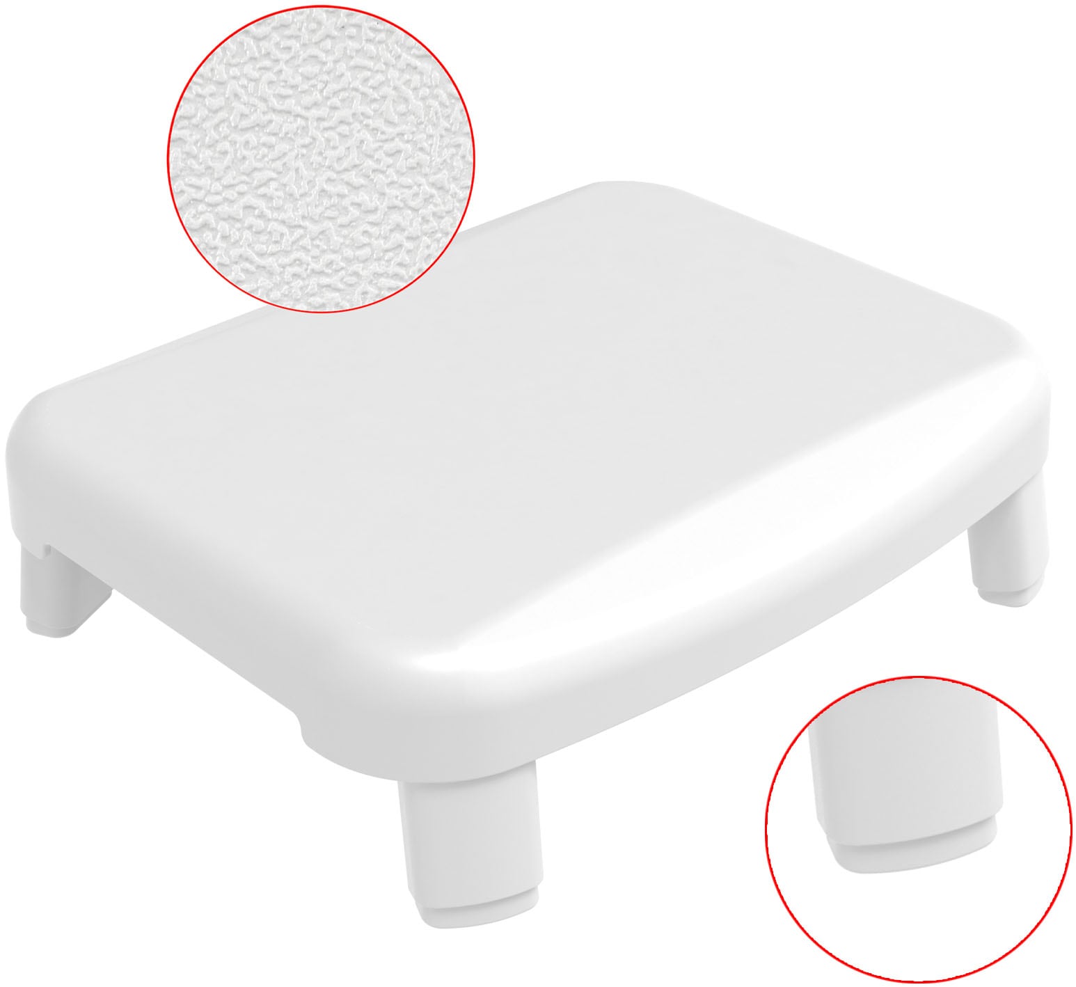 Bischof Bad-Stufe »Easy Step«, Belastbarkeit bis 200Kg, hohe Standsicherheit.