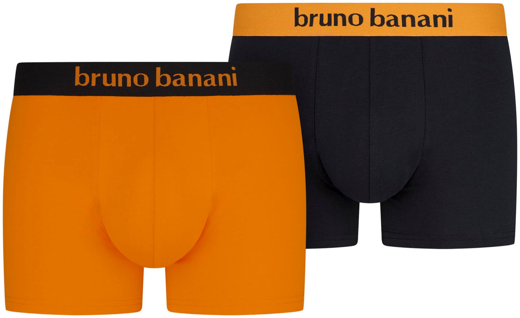 Bruno Banani Boxer "Flowing", (2er Pack), mit kontrastreichem Logobund günstig online kaufen