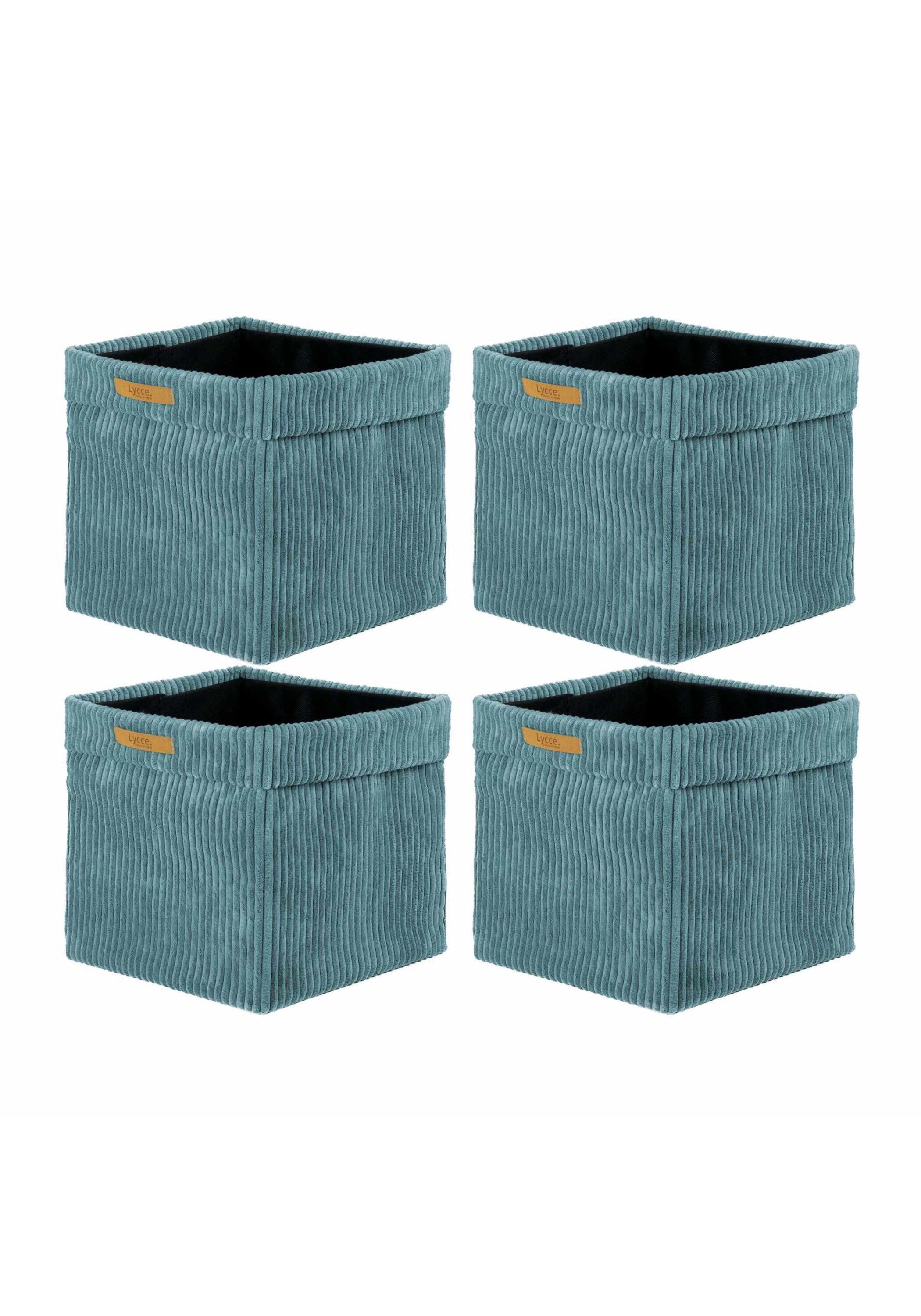 Lycce Aufbewahrungsbox "Aufbewahrungskorb Faltbare Aufbewahrungsbox Cord 4P 4er Pack"