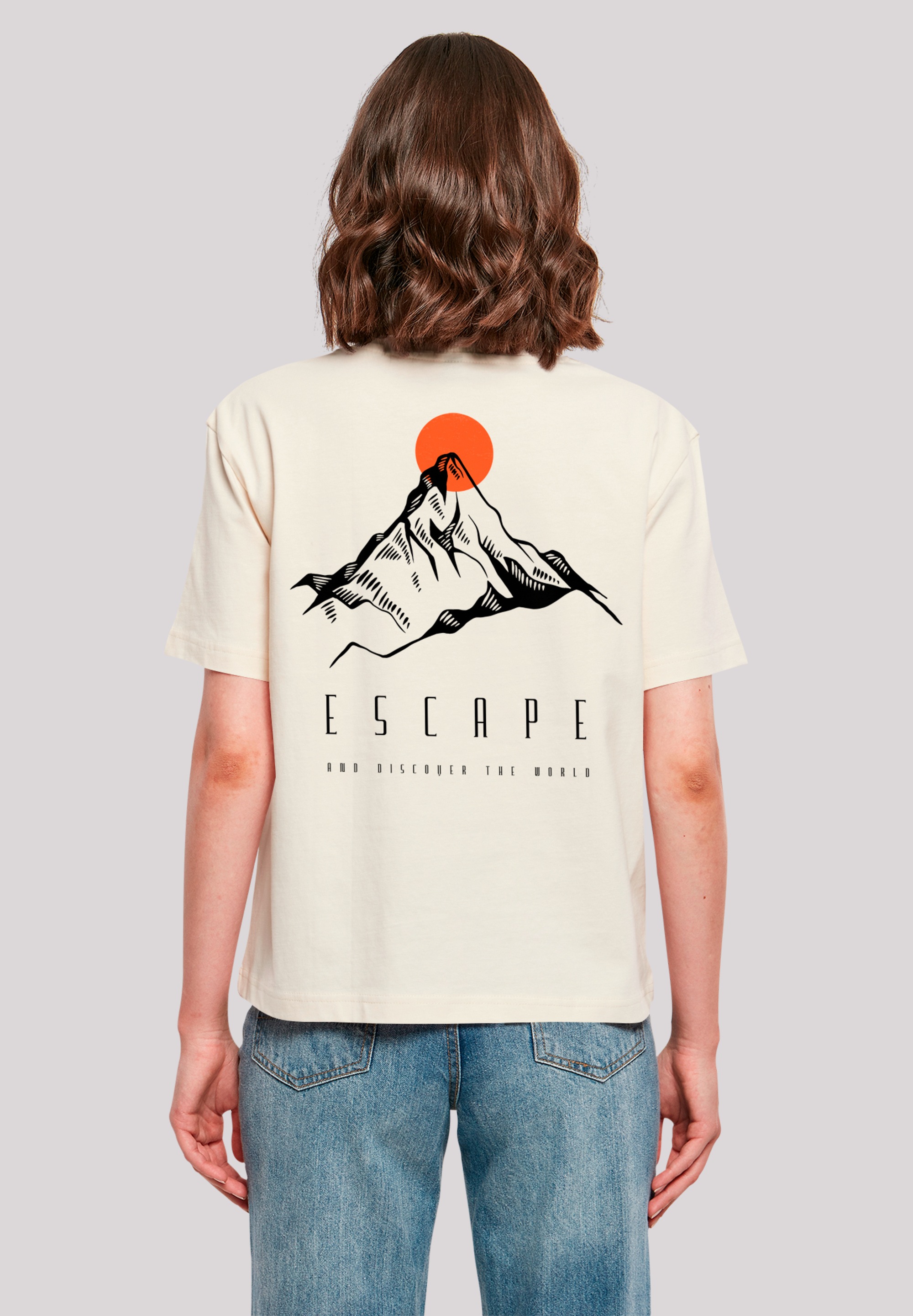 F4NT4STIC T-Shirt "Escape Discover the World Mountain" Premium Qualität, ES günstig online kaufen