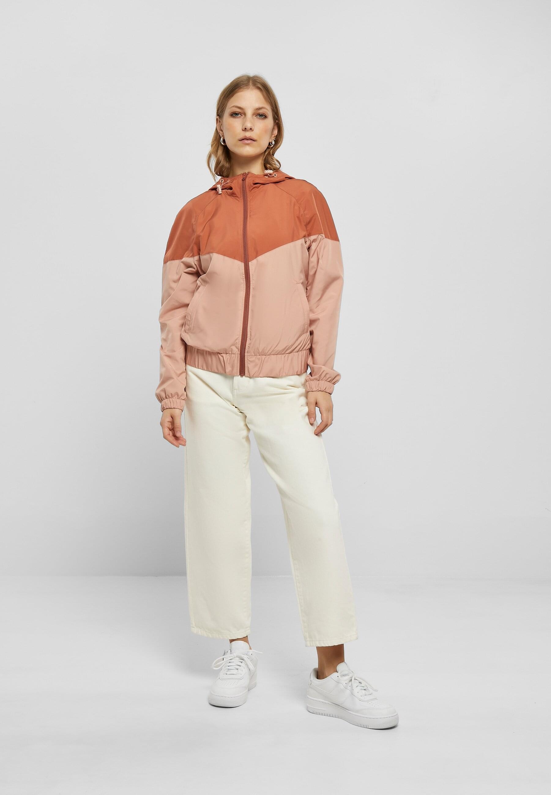 URBAN CLASSICS Anorak »Urban Classics Damen Ladies Arrow Windbreaker«, (1 St.), mit Kapuze
