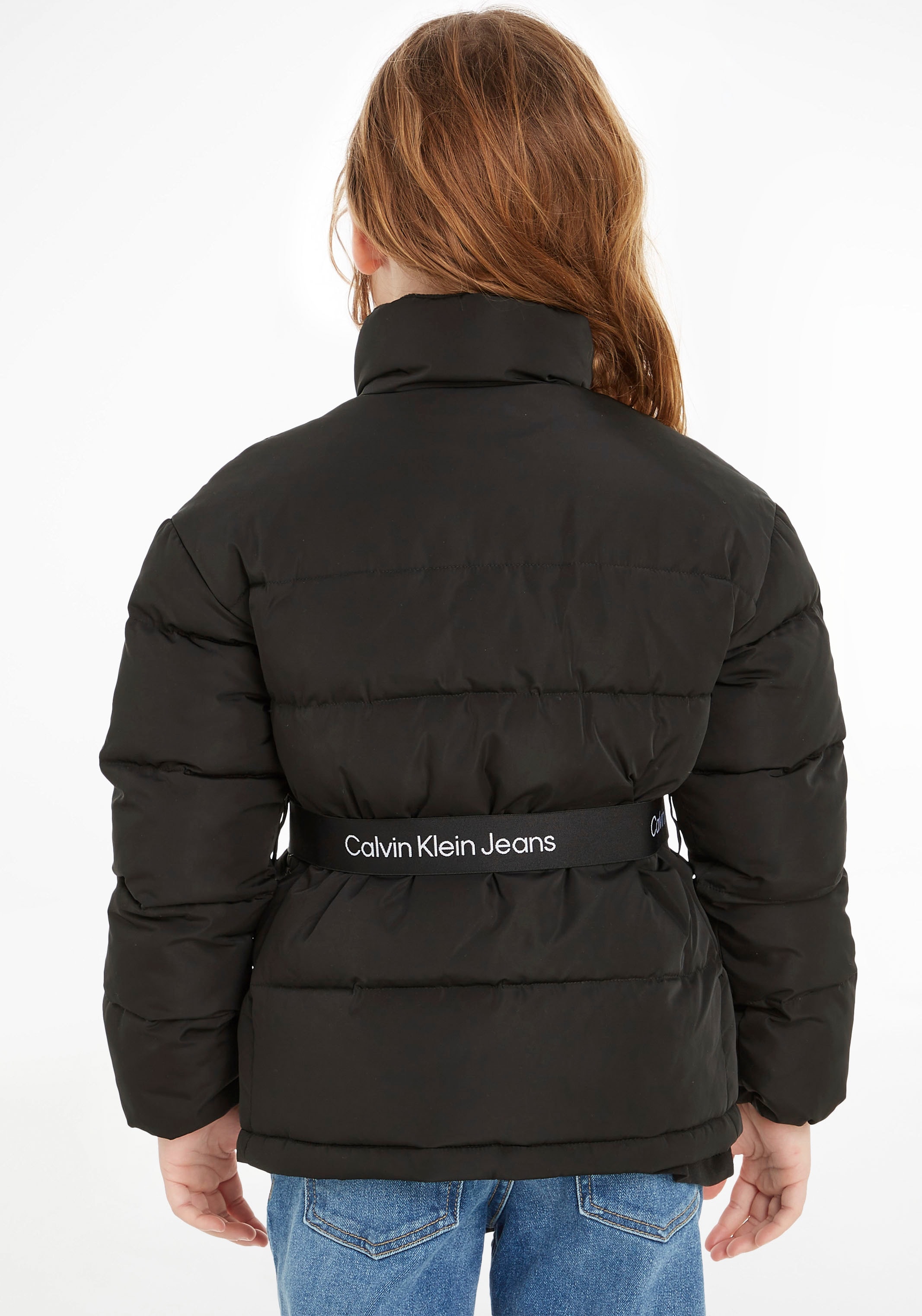 Calvin Klein Jeans Winterjacke »LOGO TAPE BELT JACKET«