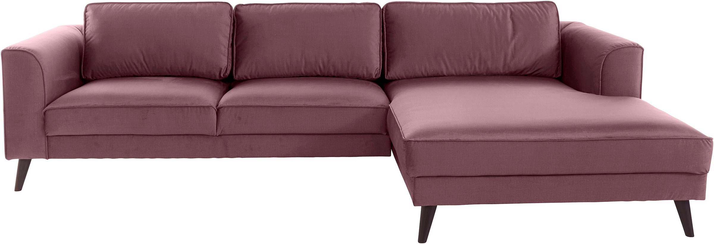 INOSIGN Ecksofa "Lumber Jack, elegant und bequem, Breite 280, hoher Fuß, L- günstig online kaufen