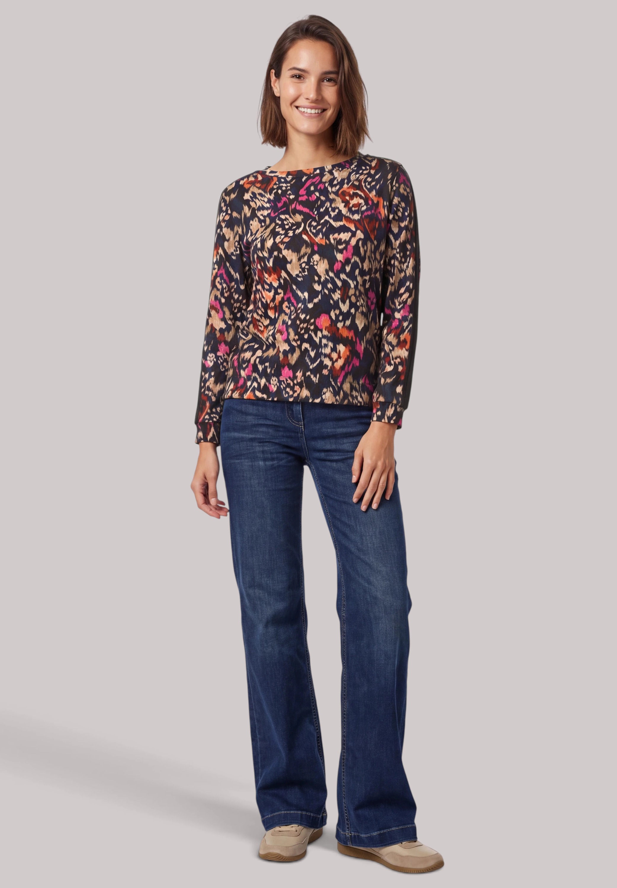 Cecil Langarmshirt im soften Baumwoll-Mix