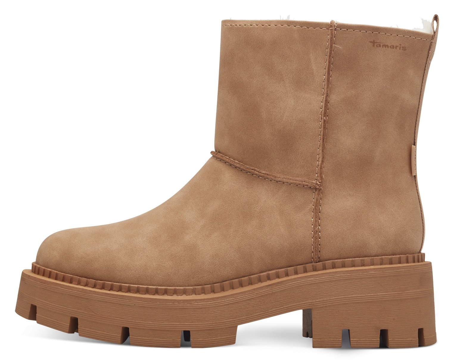 Tamaris Winterboots, Blockabsatz, Winterstiefelette, Outdoorschuh mit Duo Tex-Ausstattung
