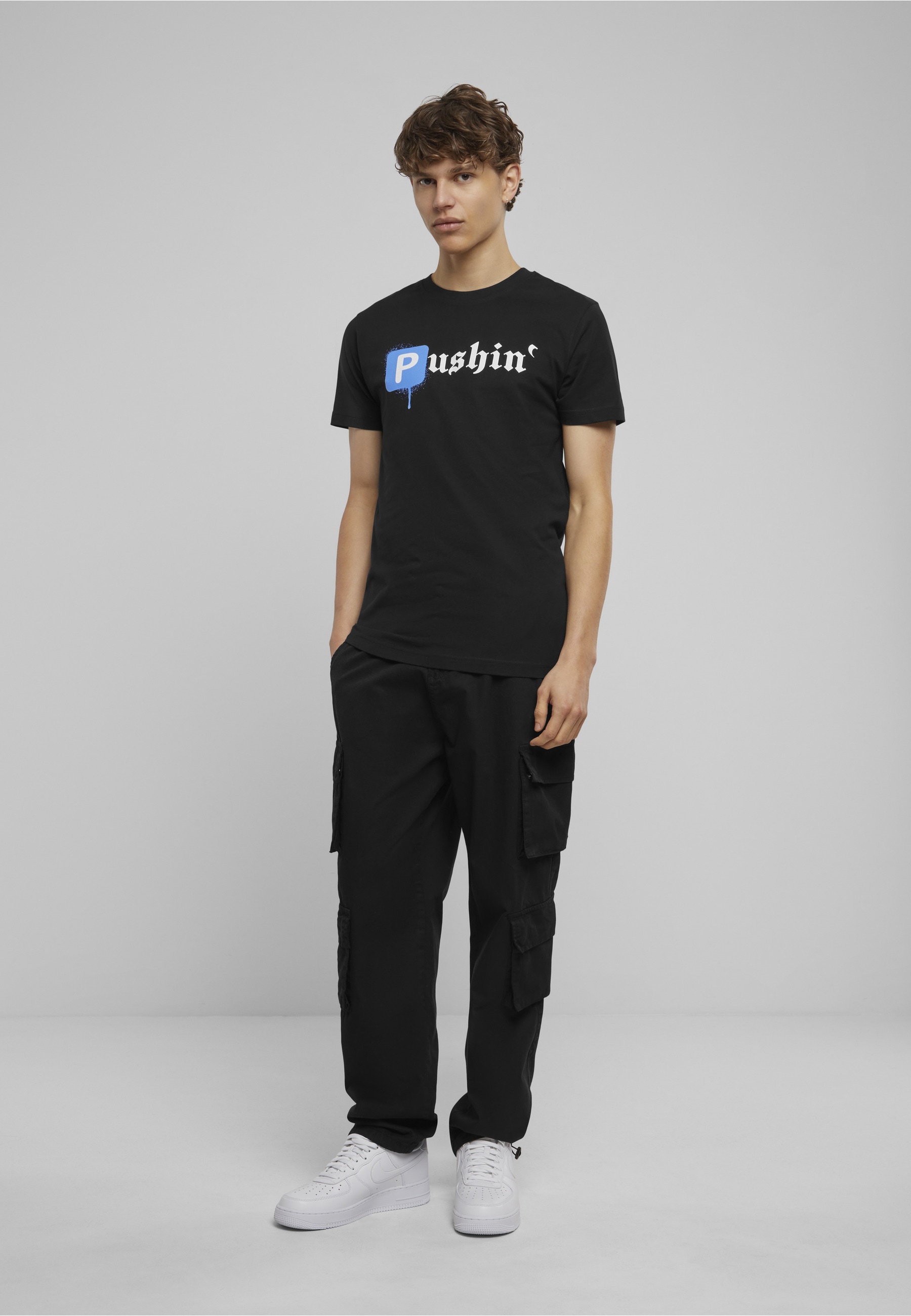 MisterTee Kurzarmshirt »MisterTee Herren Pushin P Tee« 1 Stk.